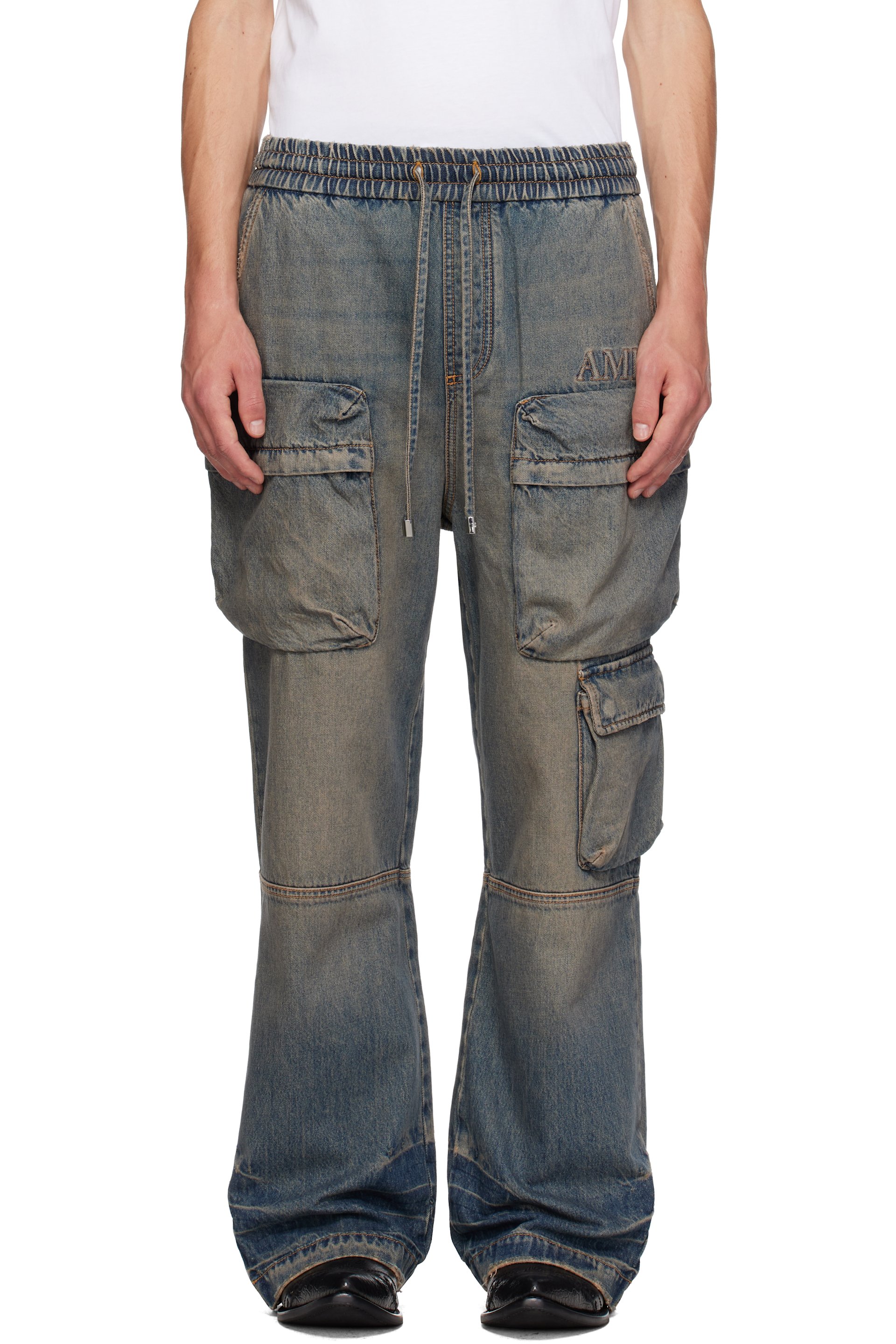 AMIRI - Drawstring Baggy 工装裤