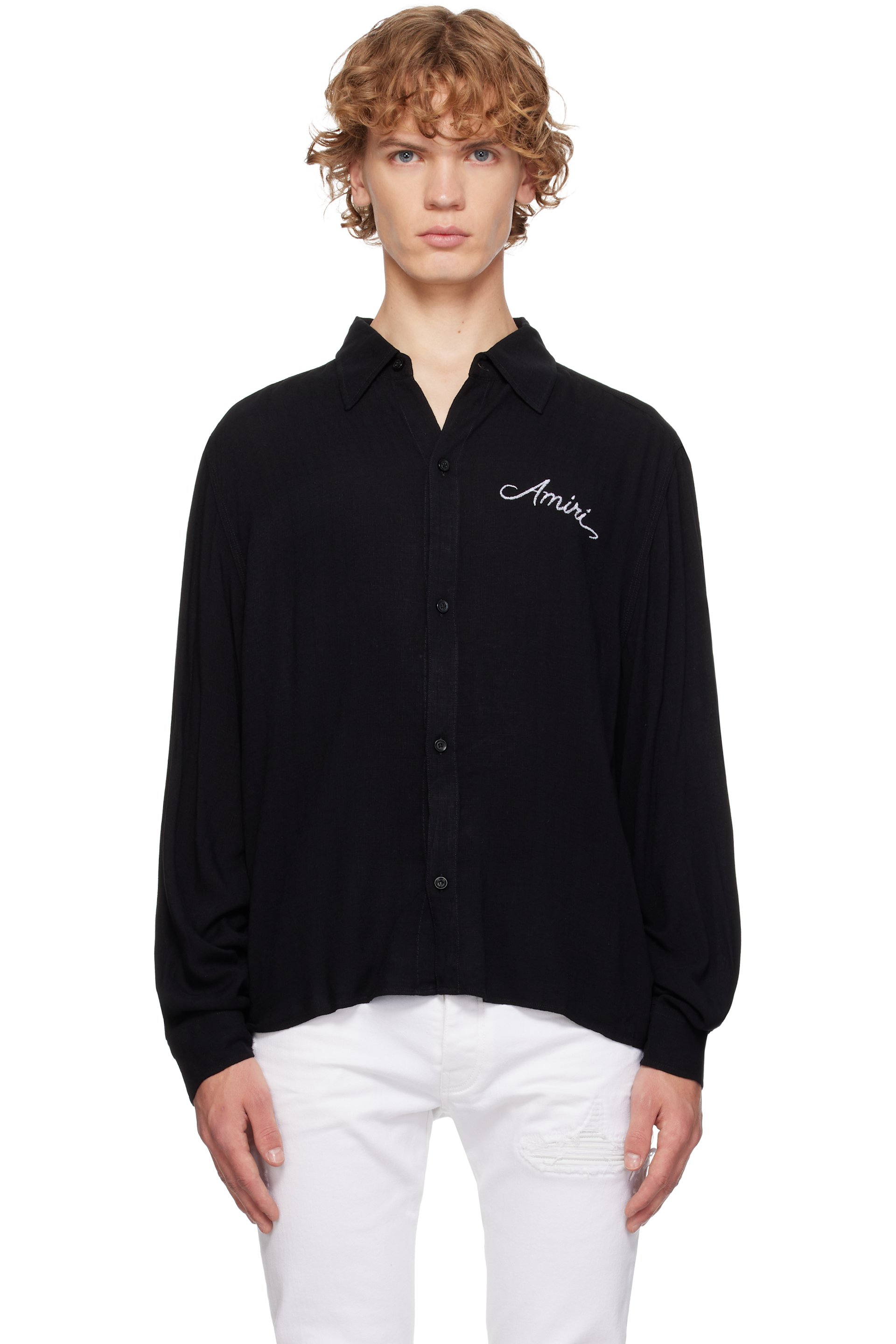 AMIRI - Black MA Check Shirt