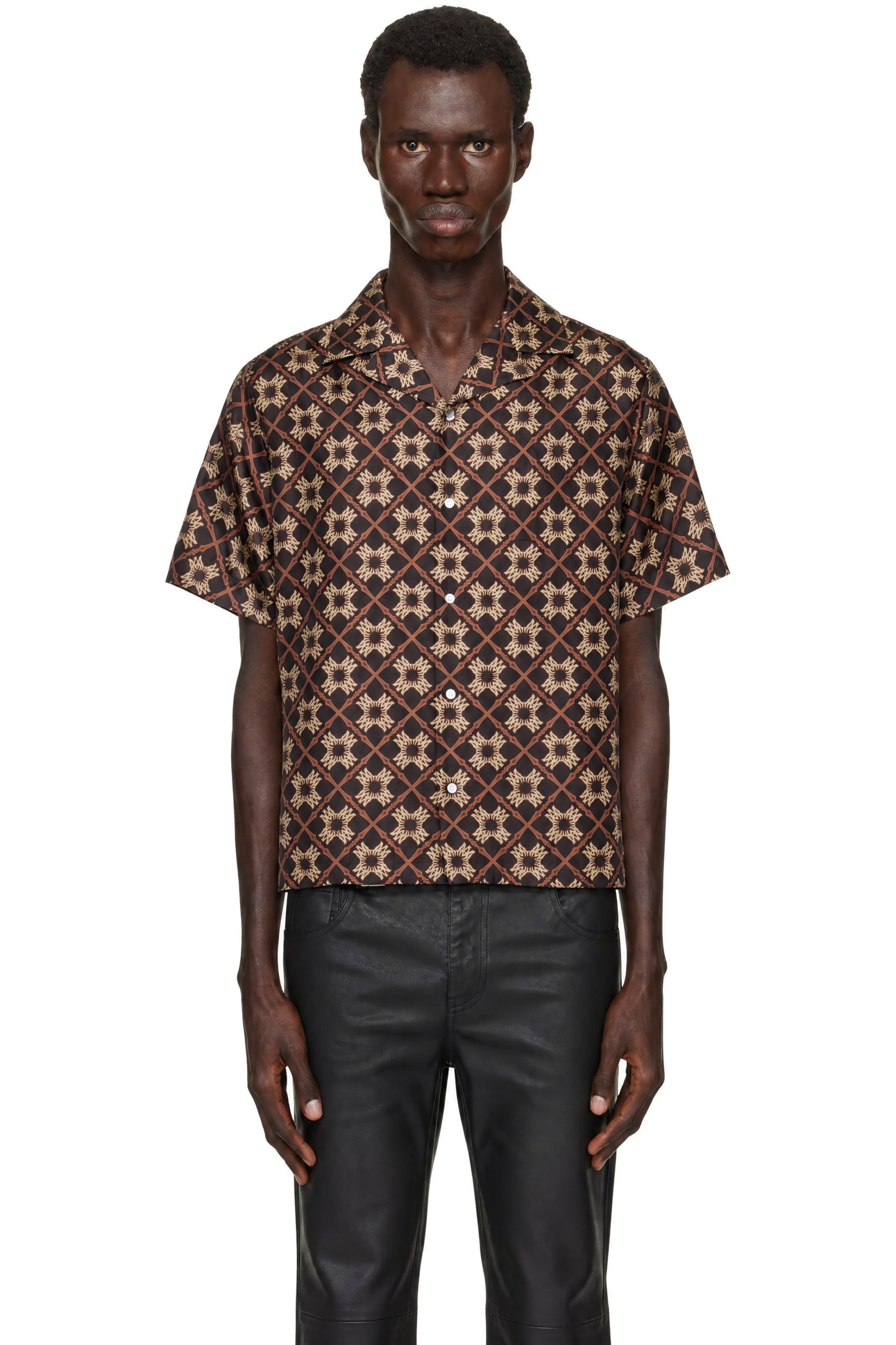 AMIRI - Brown MA Quad Camp Shirt