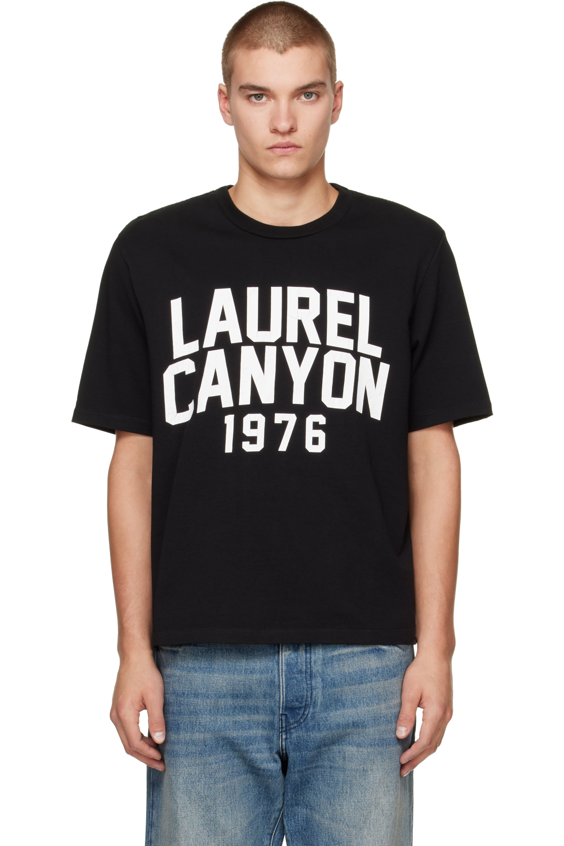 AMIRI - Black 'Laurel Canyon' T-shirt