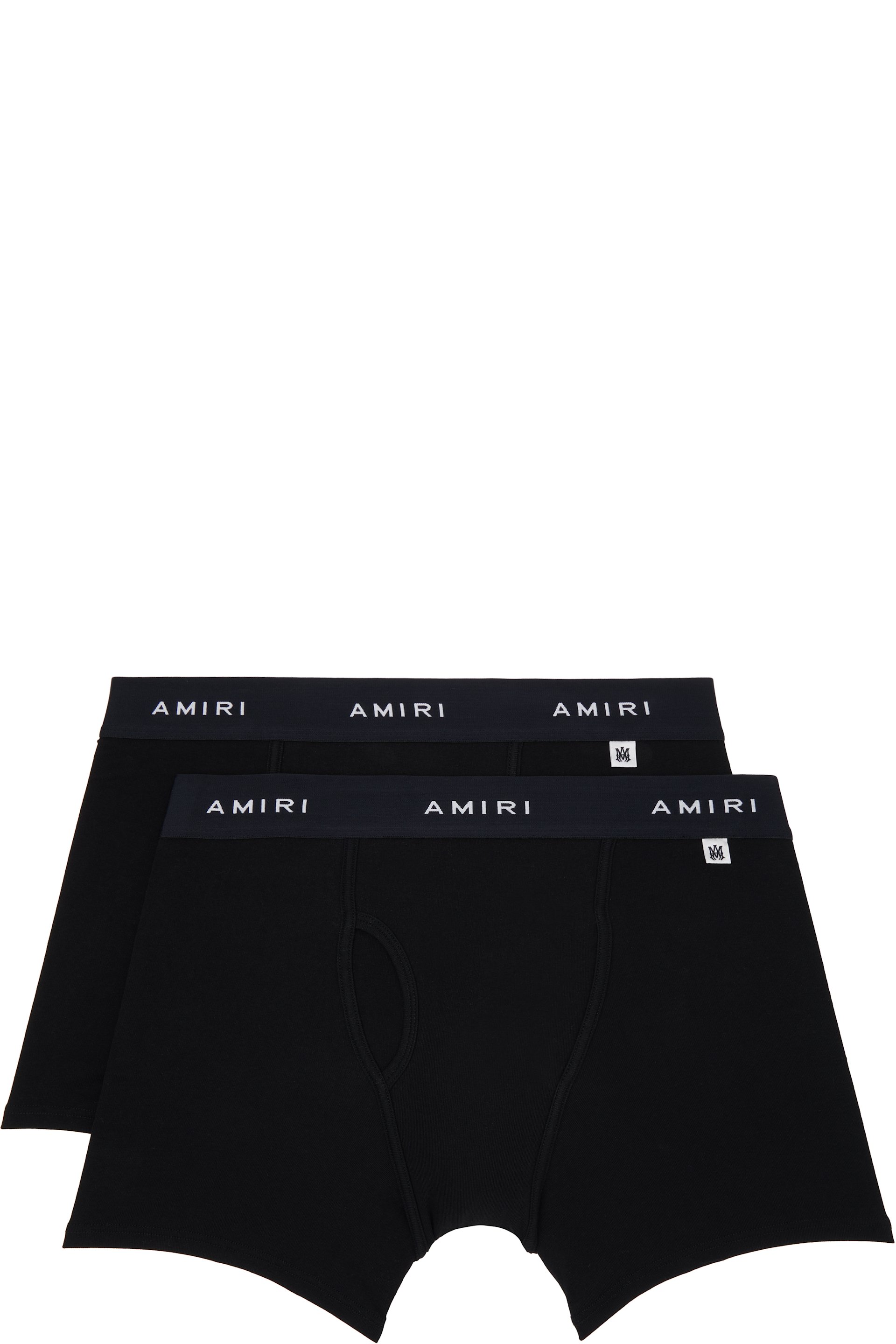 AMIRI - Two-Pack Black 'AMIRI' Boxer Briefs