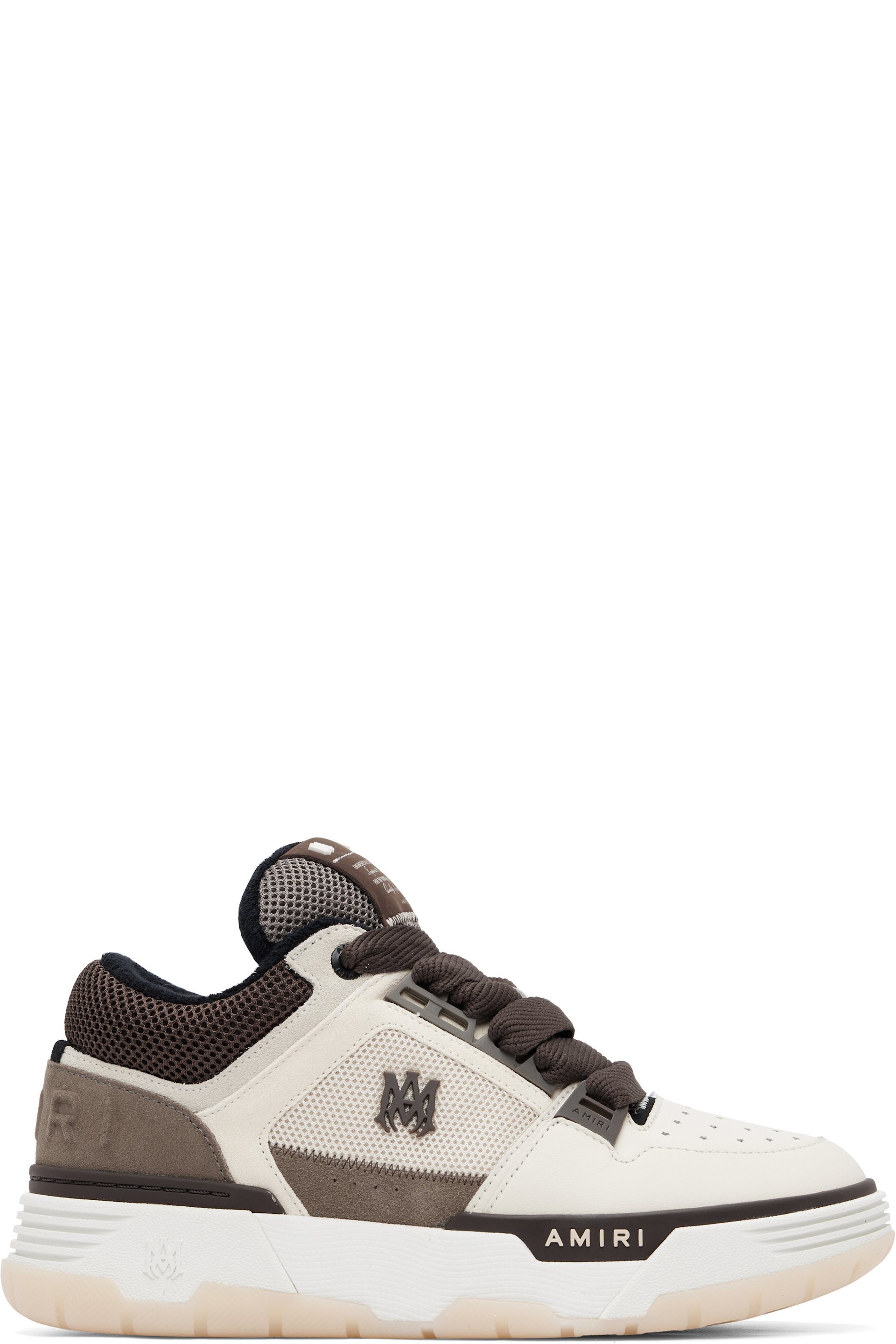 AMIRI - Brown & Off-White MA-1 Sneakers