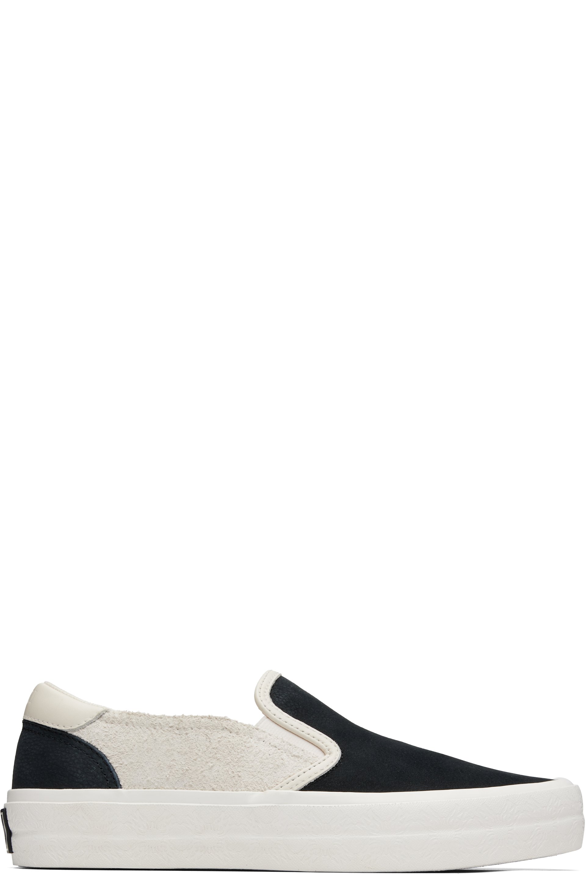 AMIRI - Baskets Laguna noir et blanc cassé