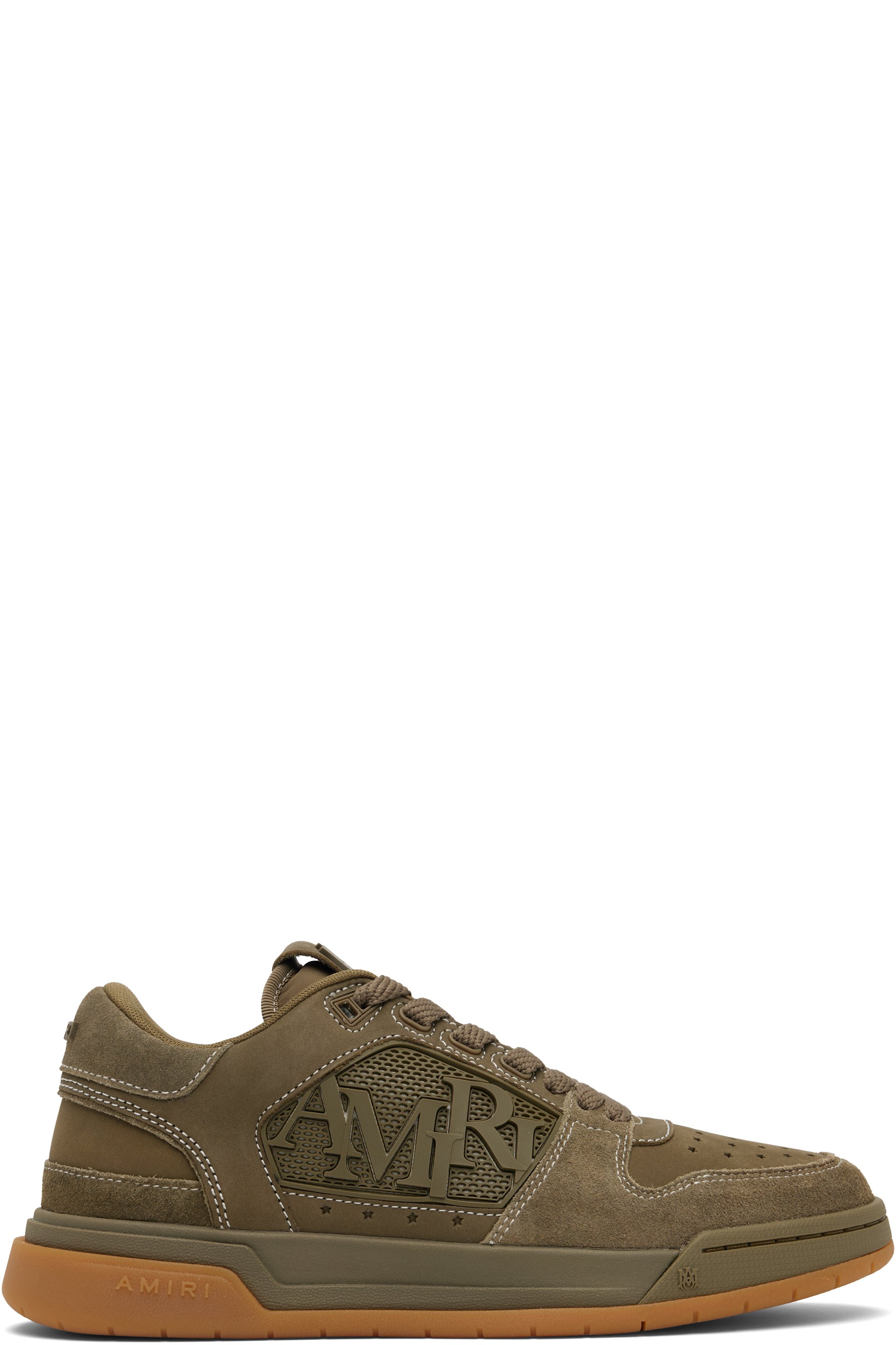AMIRI - Khaki Classic Low Sneakers