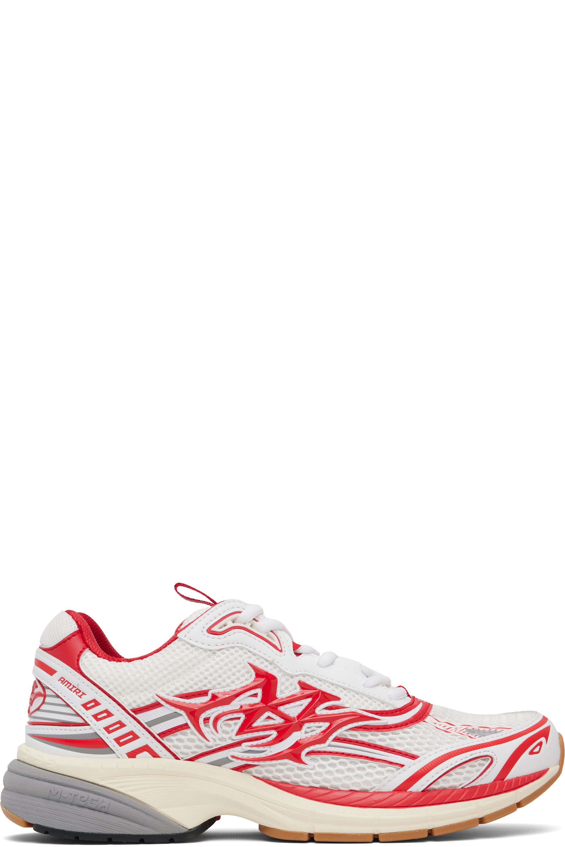 AMIRI - White & Red M-Tech Sneakers