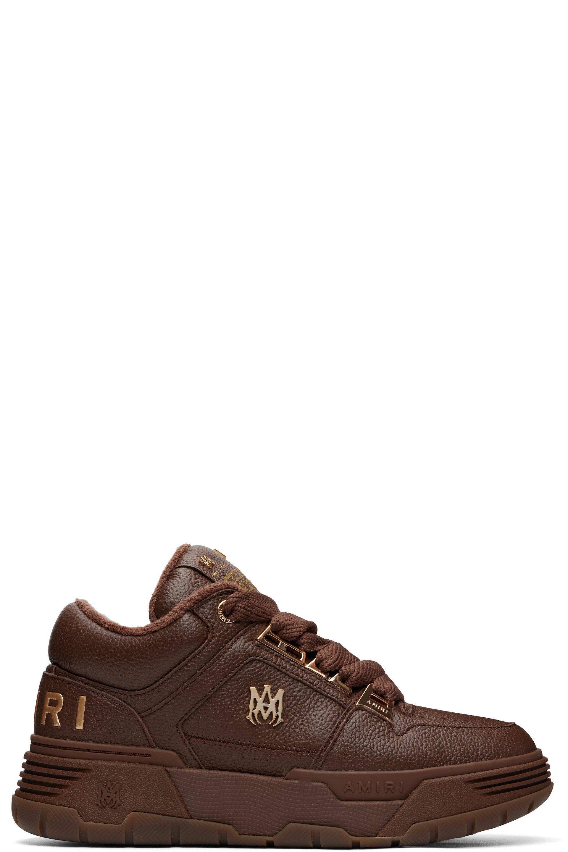 AMIRI - Brown Metallic MA-1 Sneakers