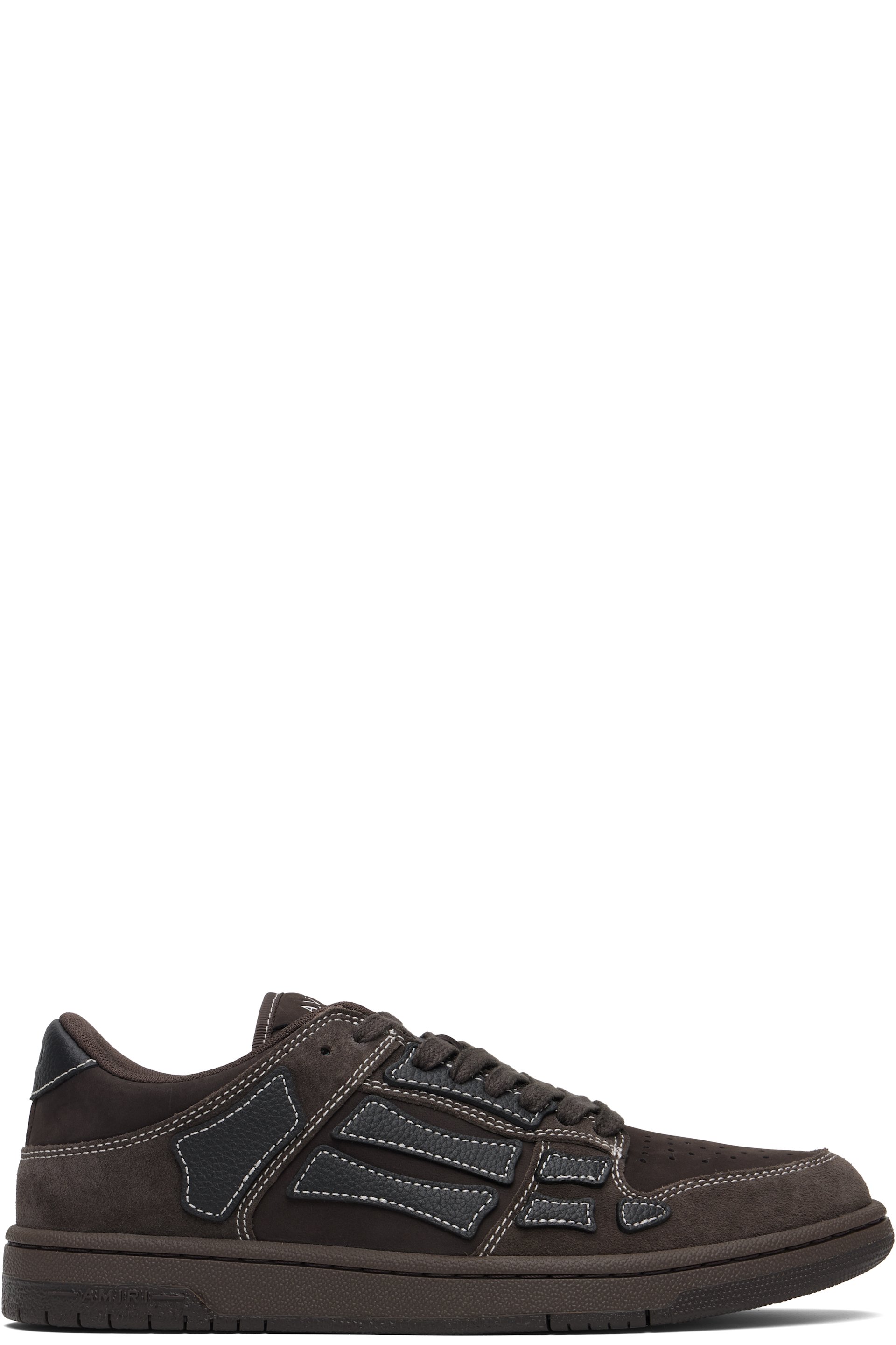 AMIRI - Brown Skel Top Low Sneakers