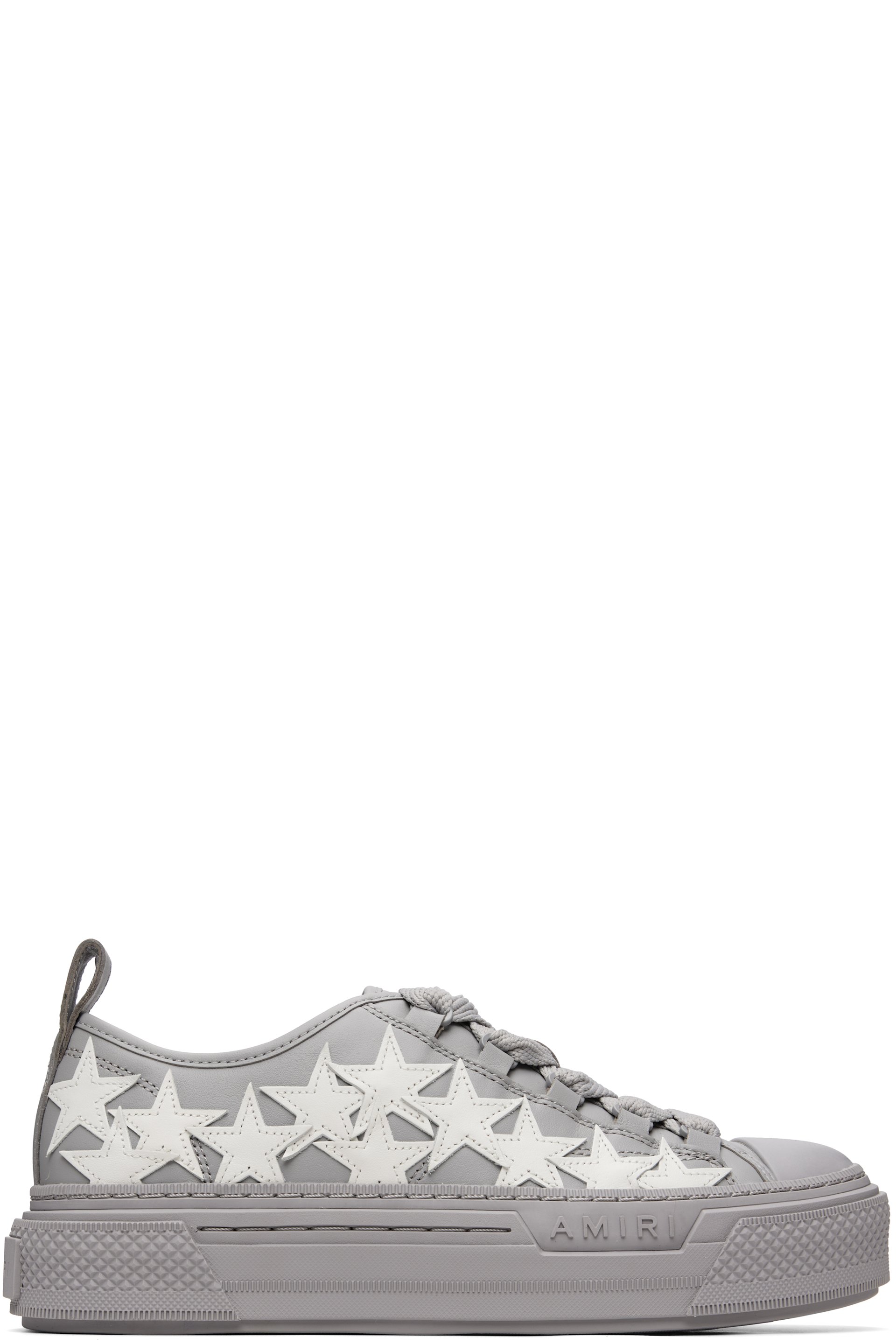 AMIRI - Gray Stars Court Low Sneakers