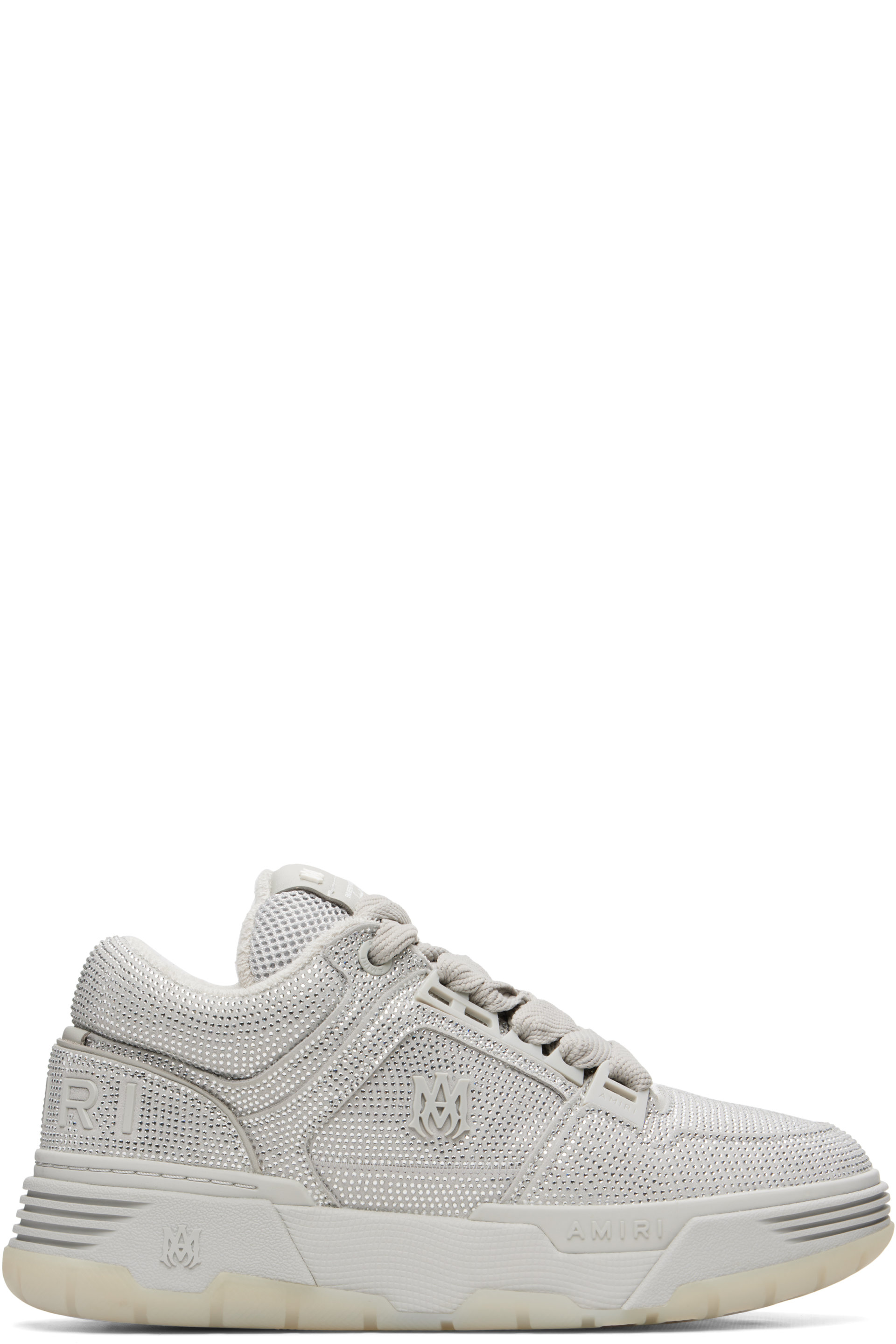 AMIRI - Gray Crystal MA-1 Sneakers