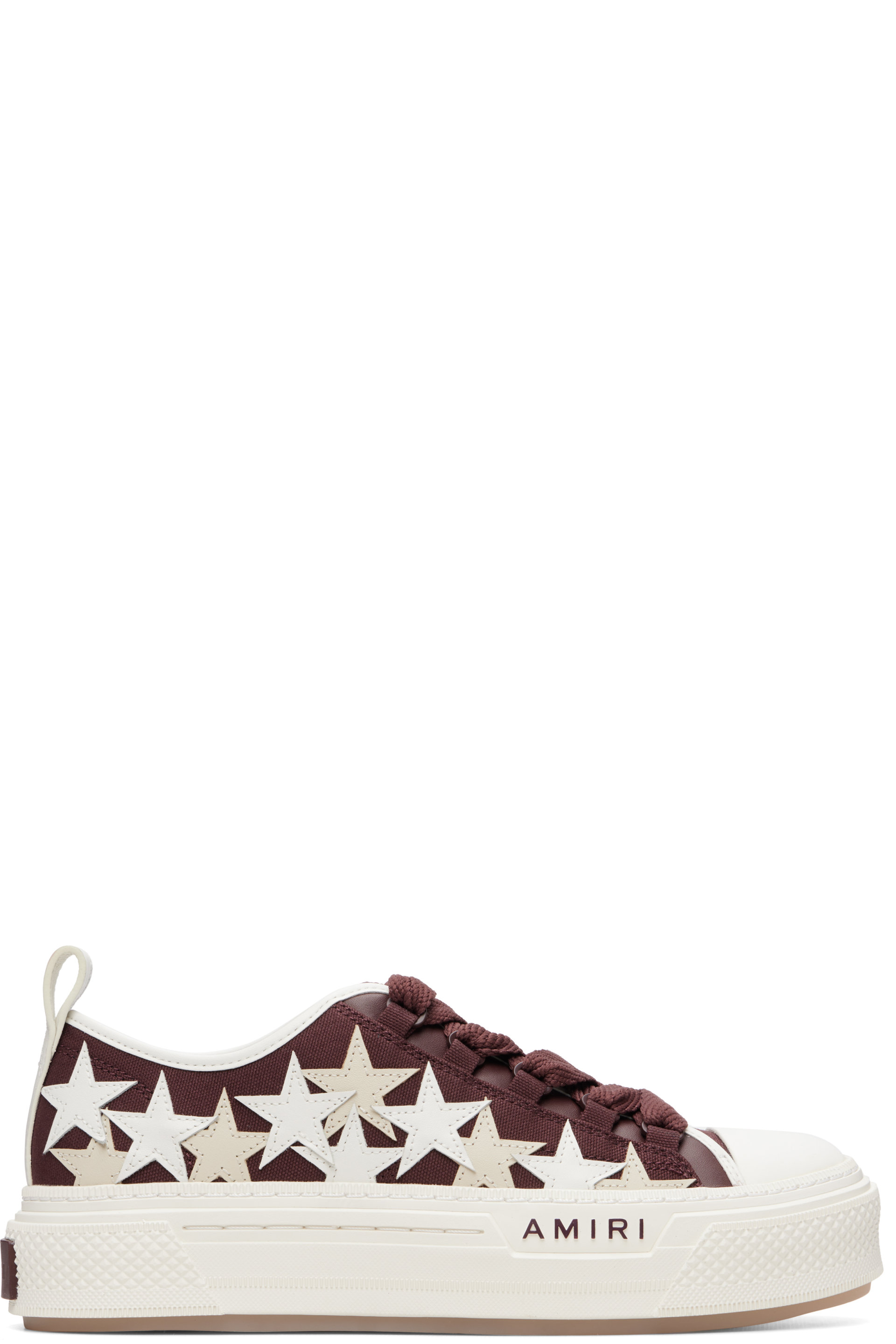 AMIRI - Burgundy Stars Court Low Sneakers