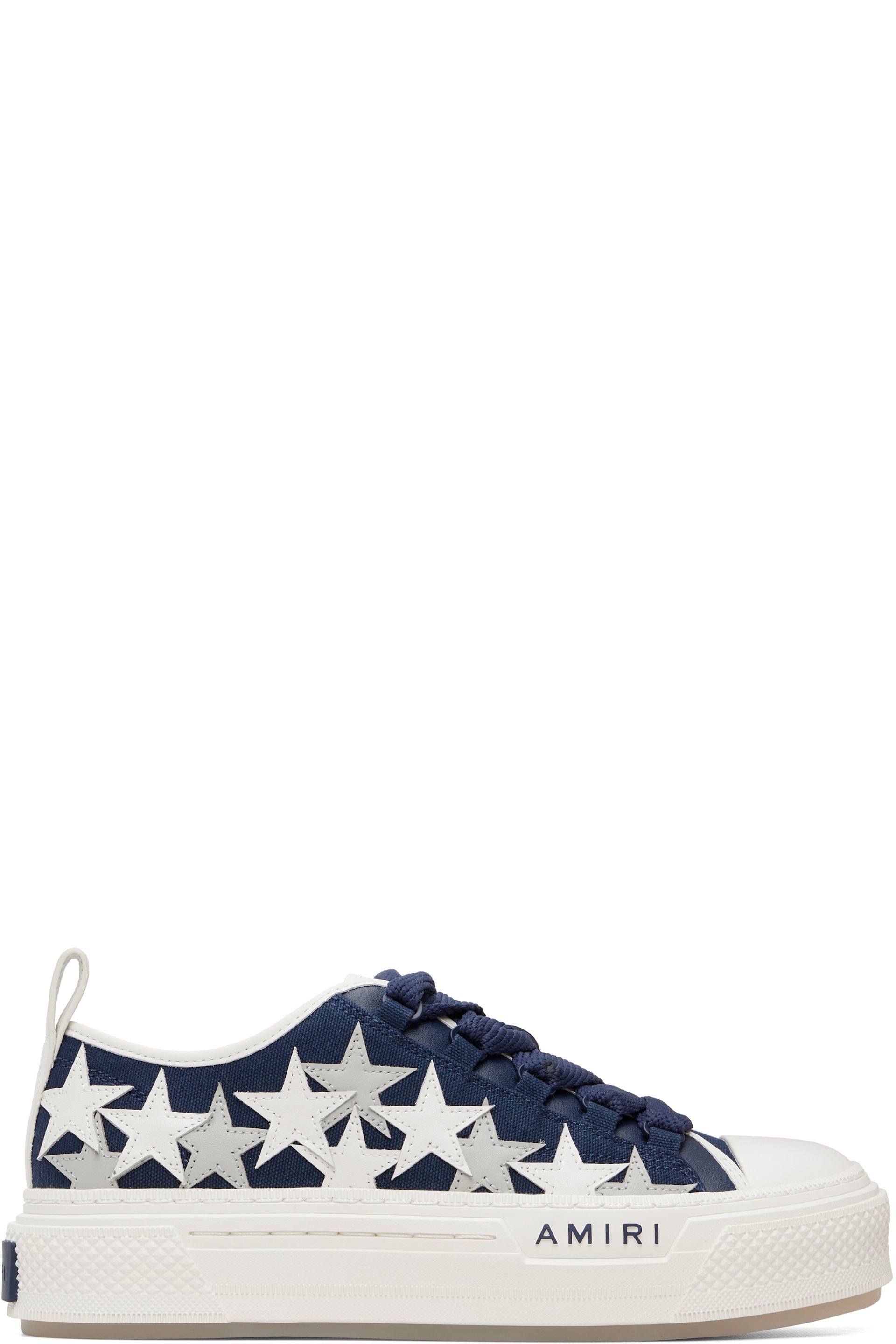 AMIRI - Navy & White Stars Court Low Sneakers