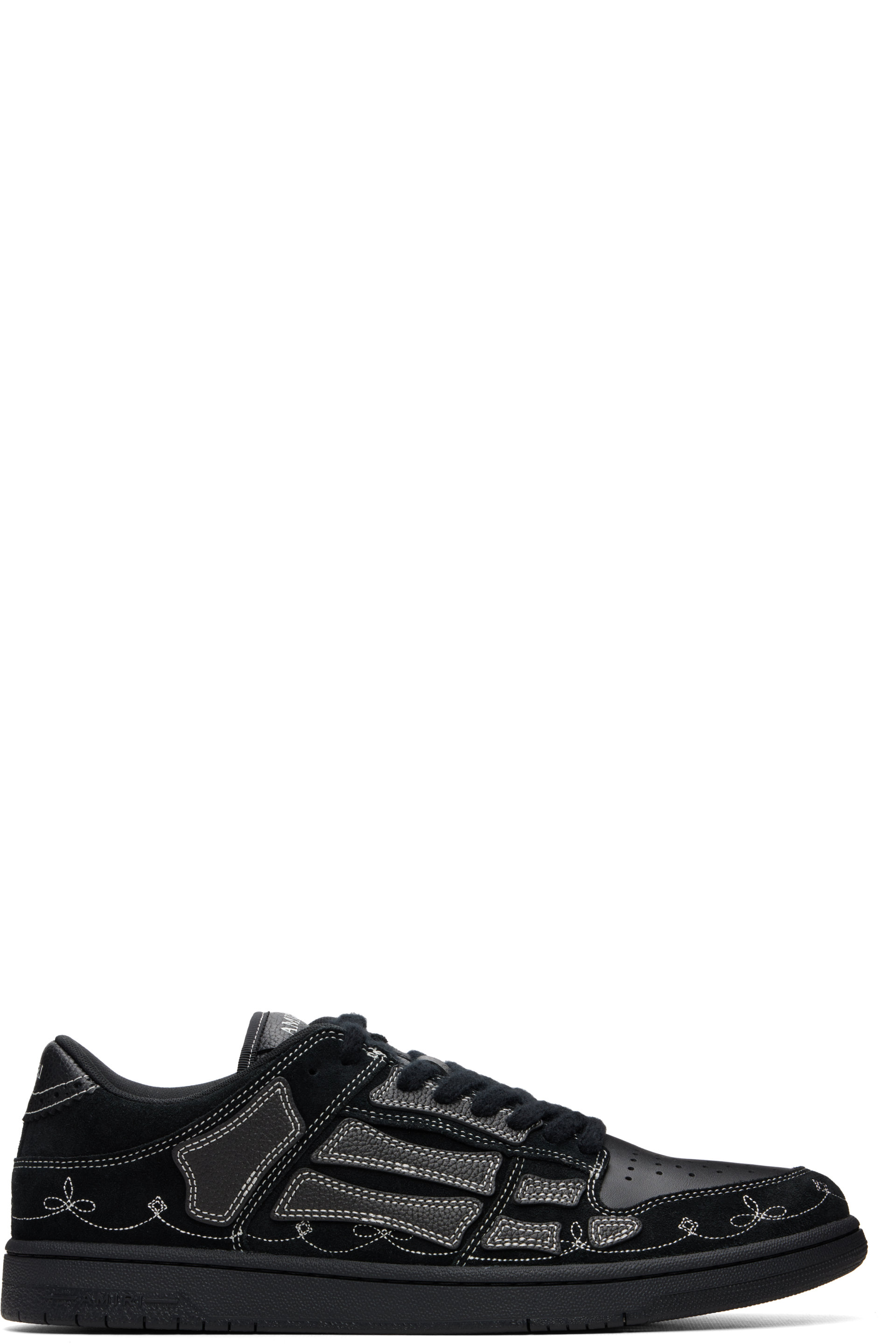AMIRI - Black Western Skel Top Low Sneakers