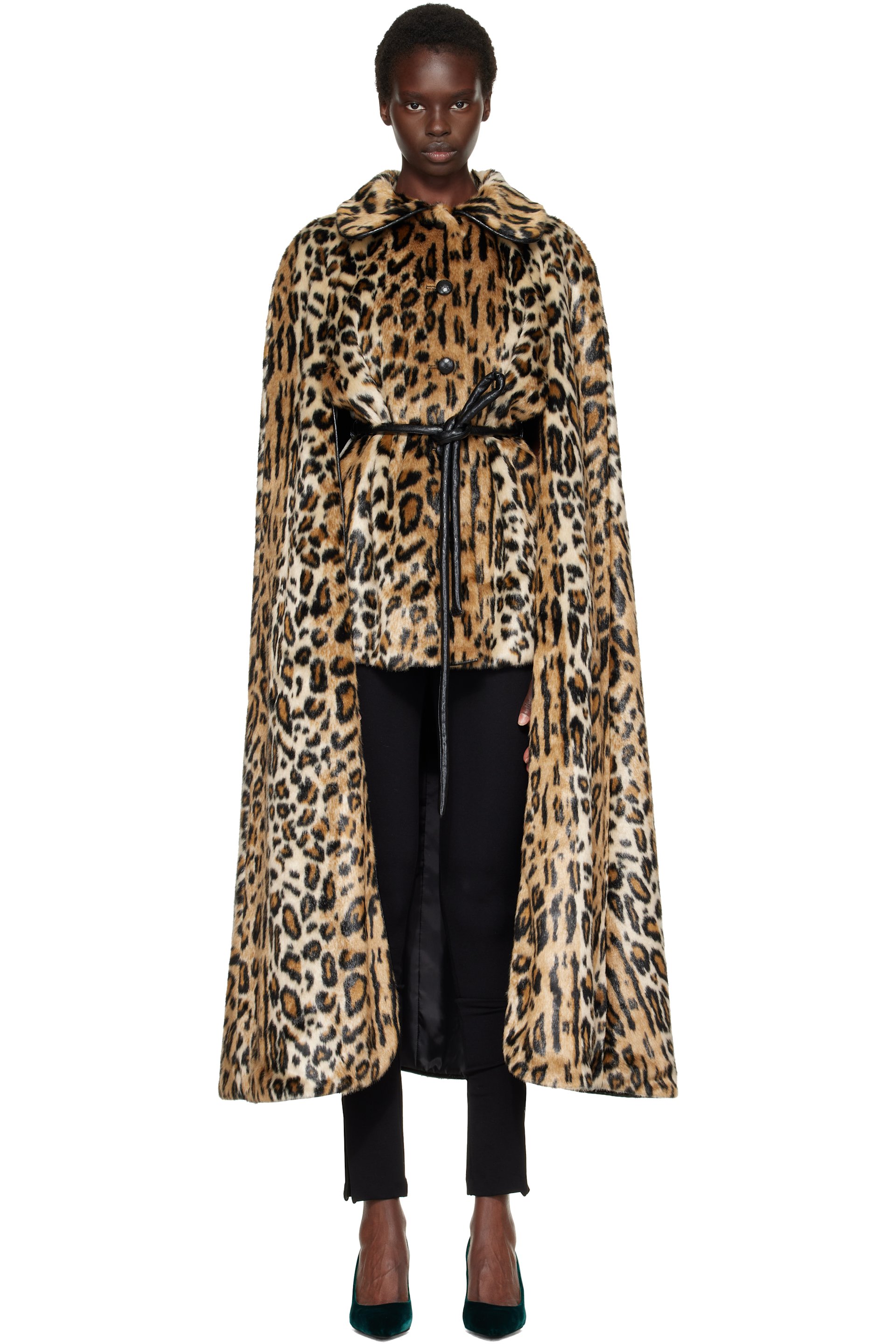 Anna Sui - Brown Cape Coat