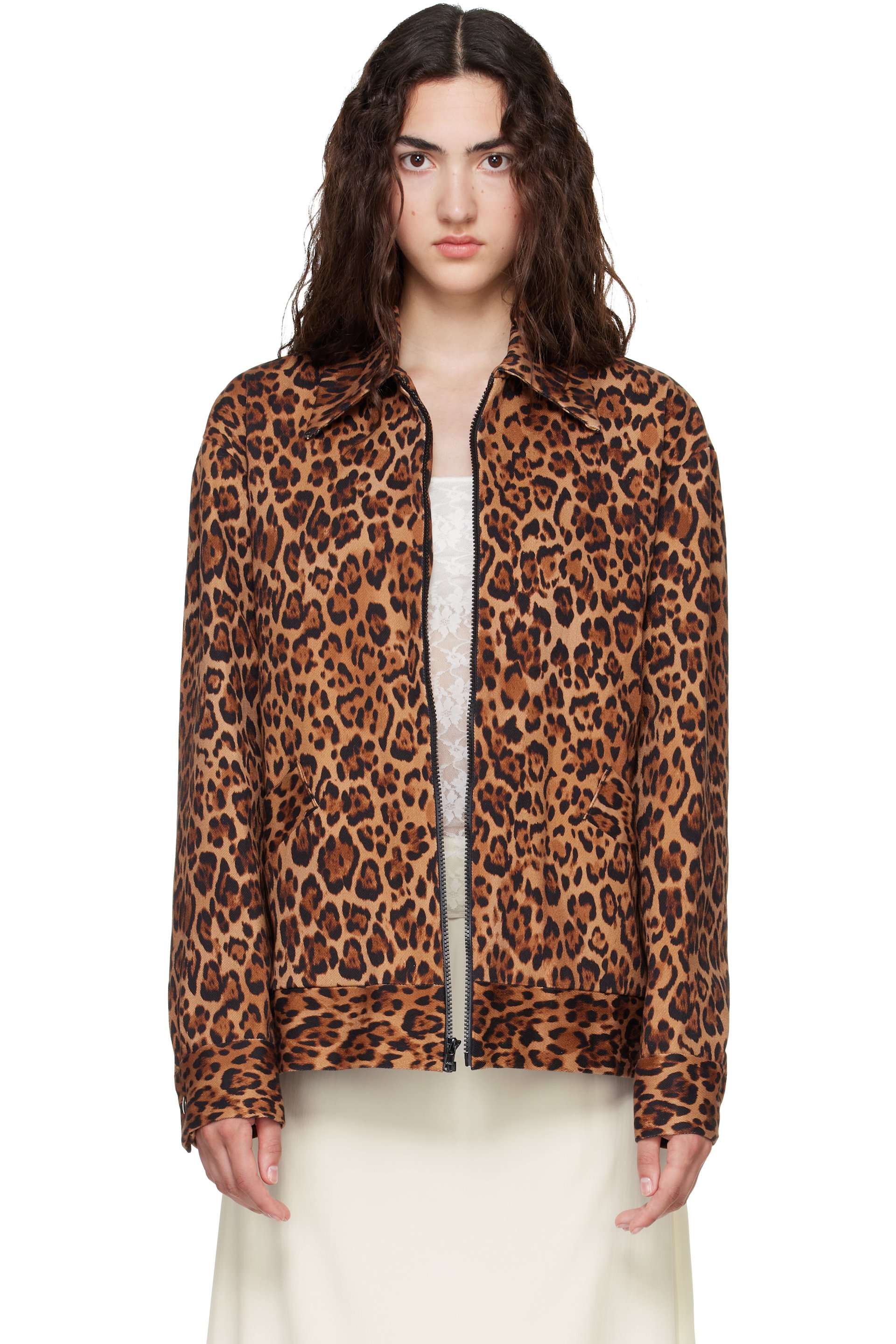 Anna Sui - Tan Leopard Jacket
