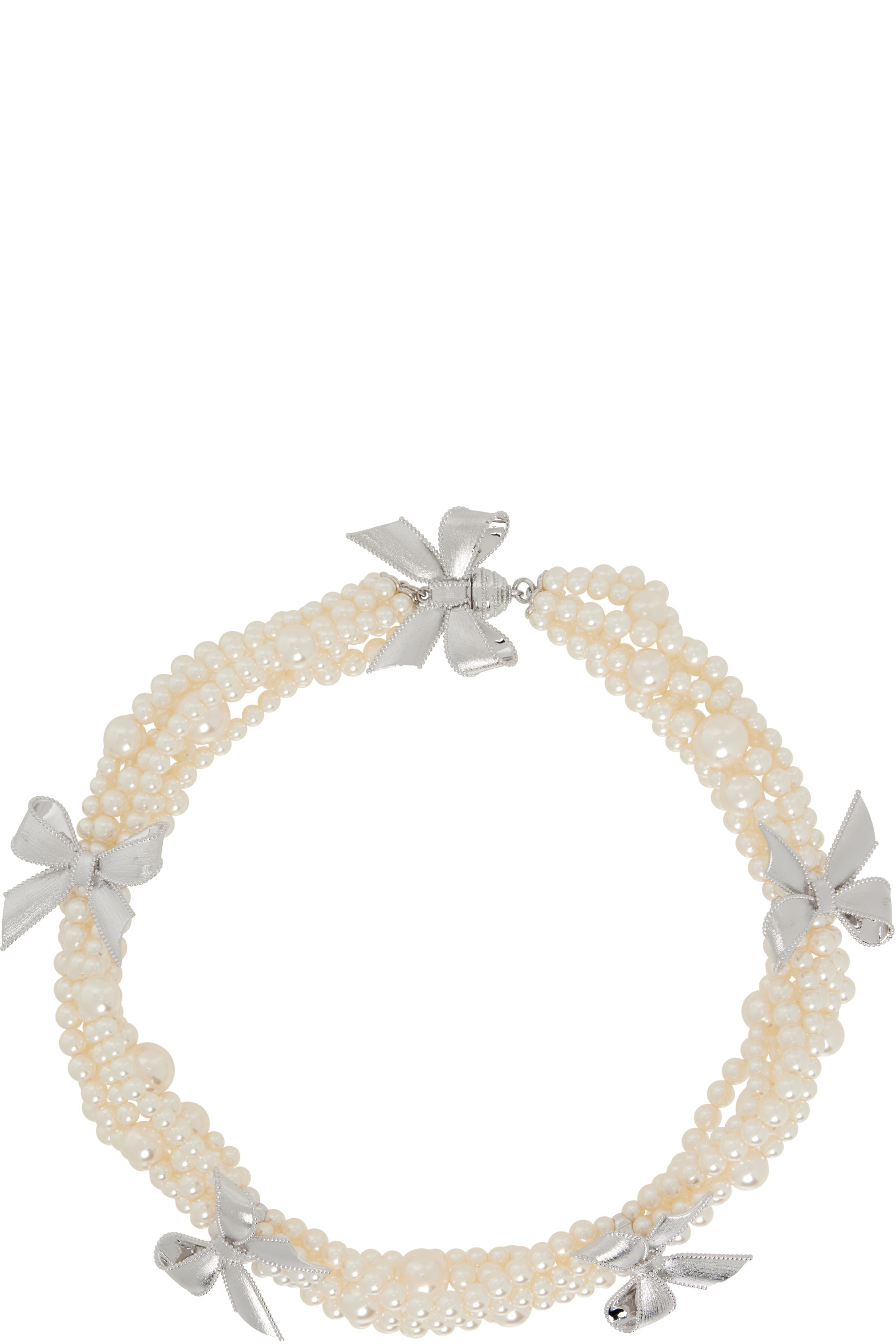 SHUSHU/TONG - YVMIN Edition Bowknot Layers Clasp Necklace