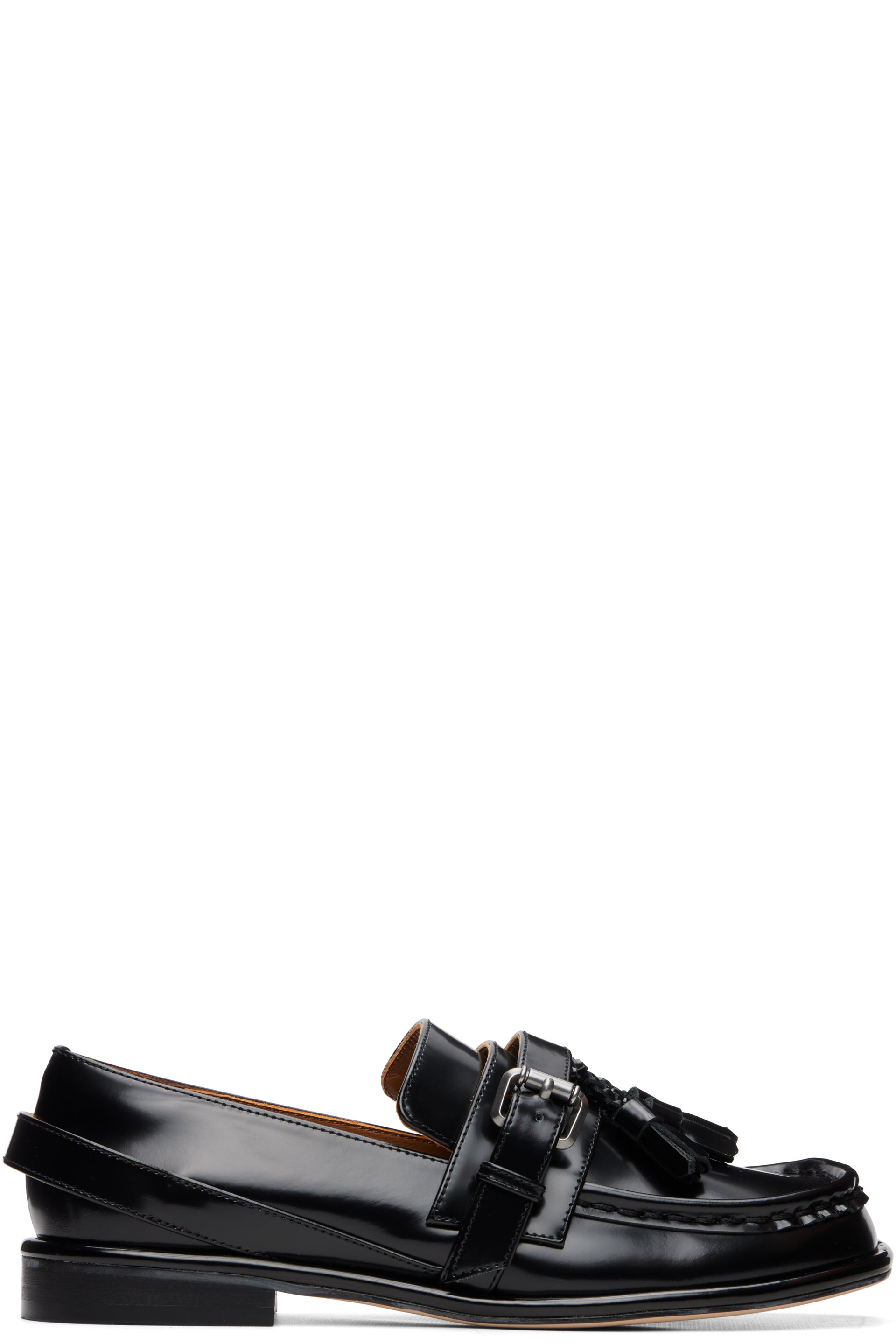 SHUSHU/TONG - Black Tassel Loafers