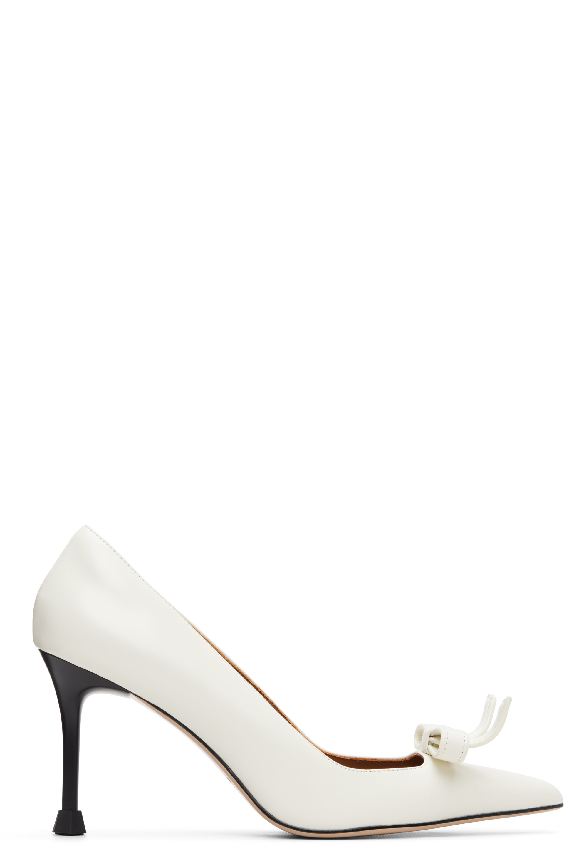 SHUSHU/TONG - White Pointed Toe Heels