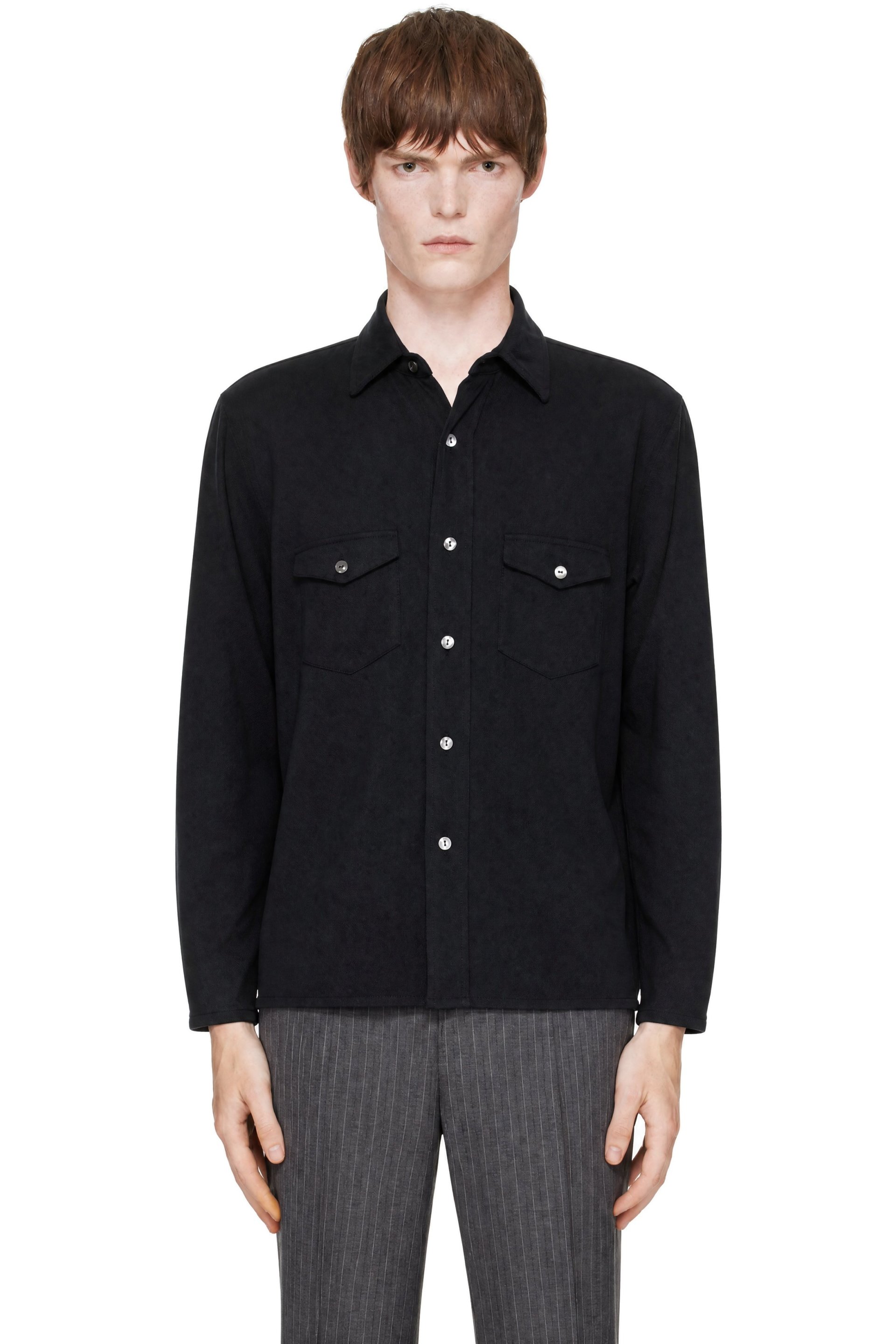 Second/Layer - Black Field Shirt