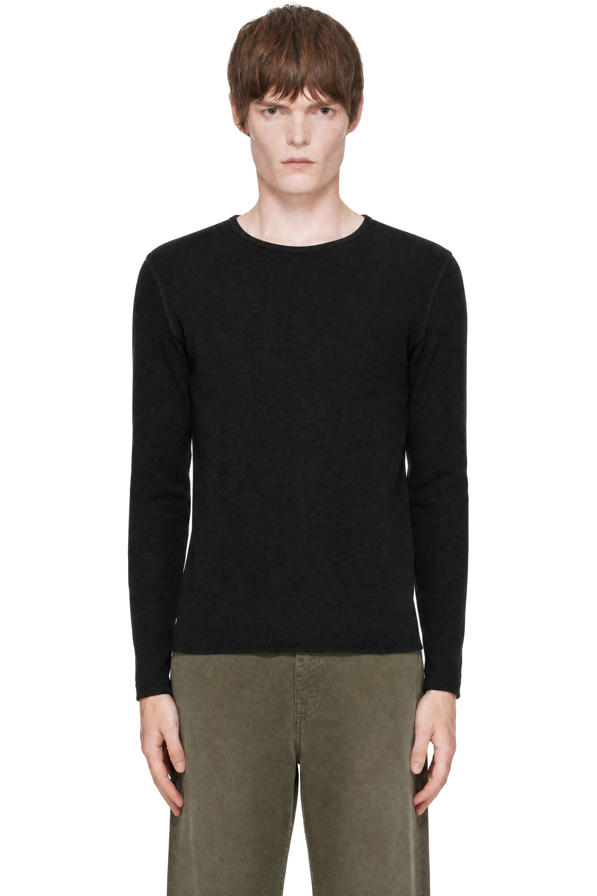 Second/Layer - Black Zero Thermal Long Sleeve T-shirt