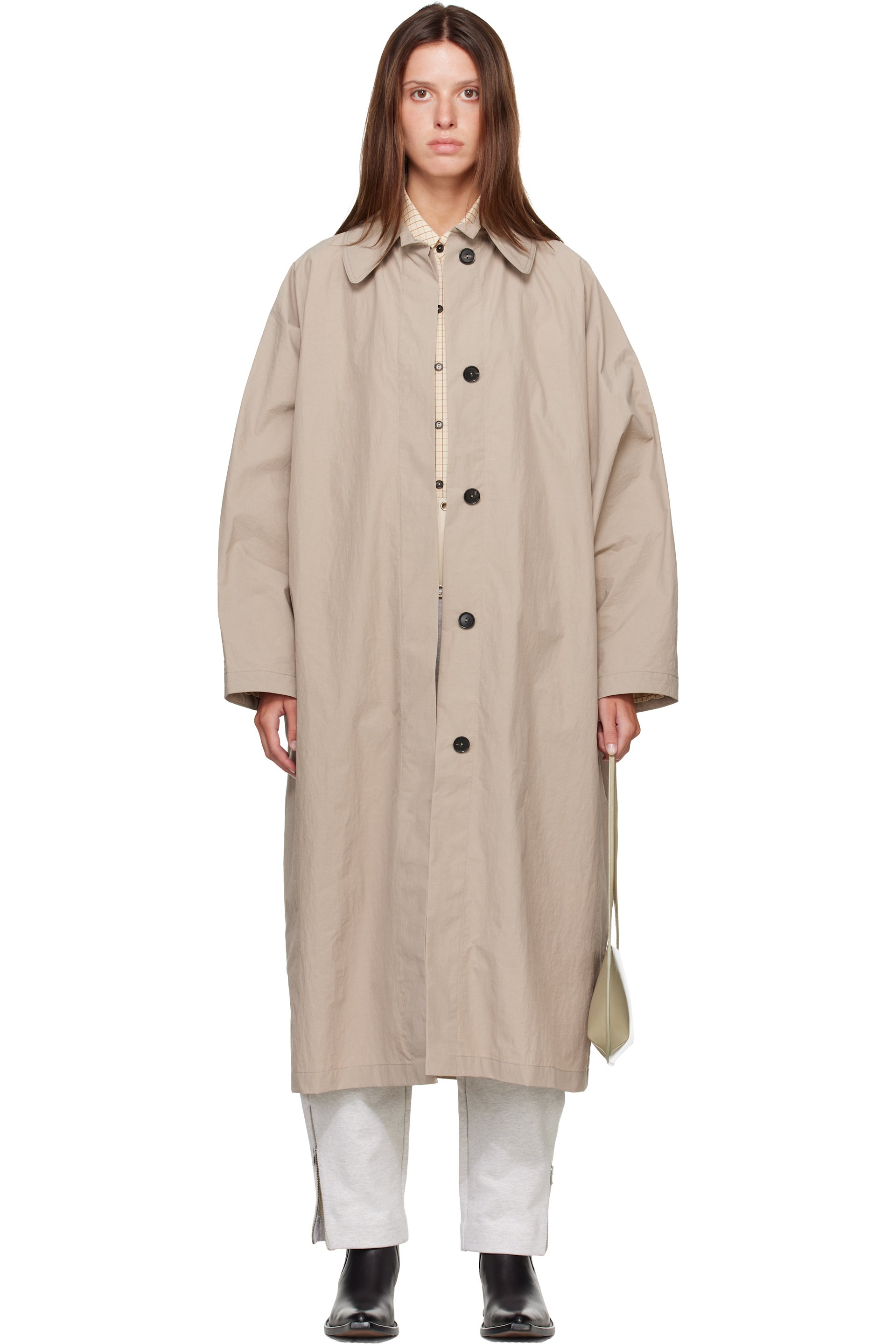 Cordera - 米色 Batwing 风衣