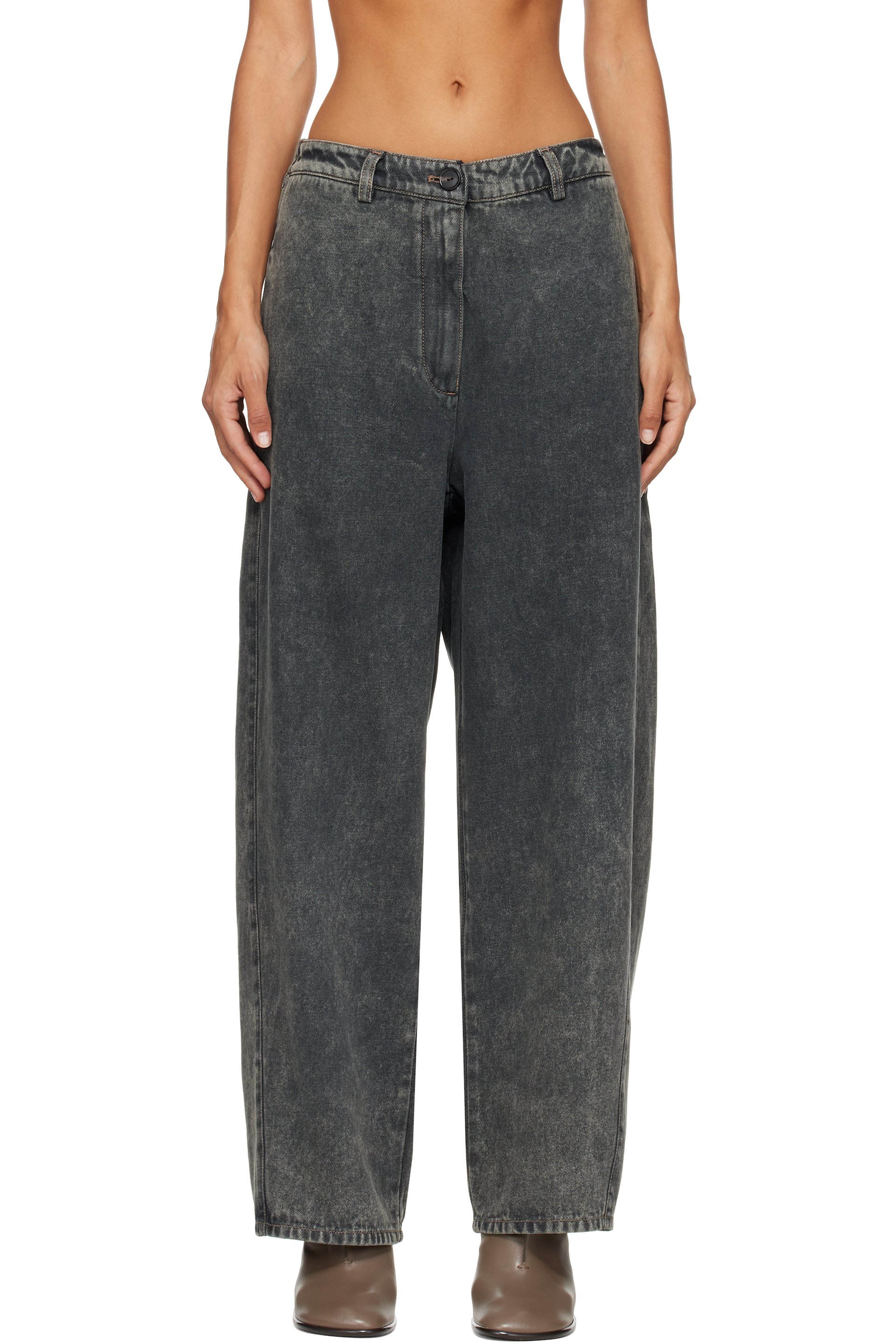 Cordera - Gray Straight Jeans