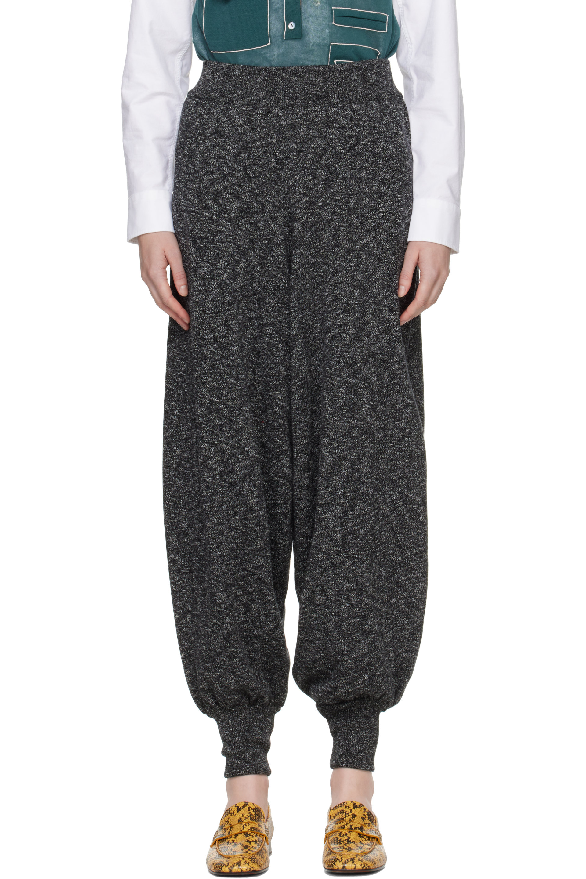Cordera - Gray Cotton Flecked Lounge Pants