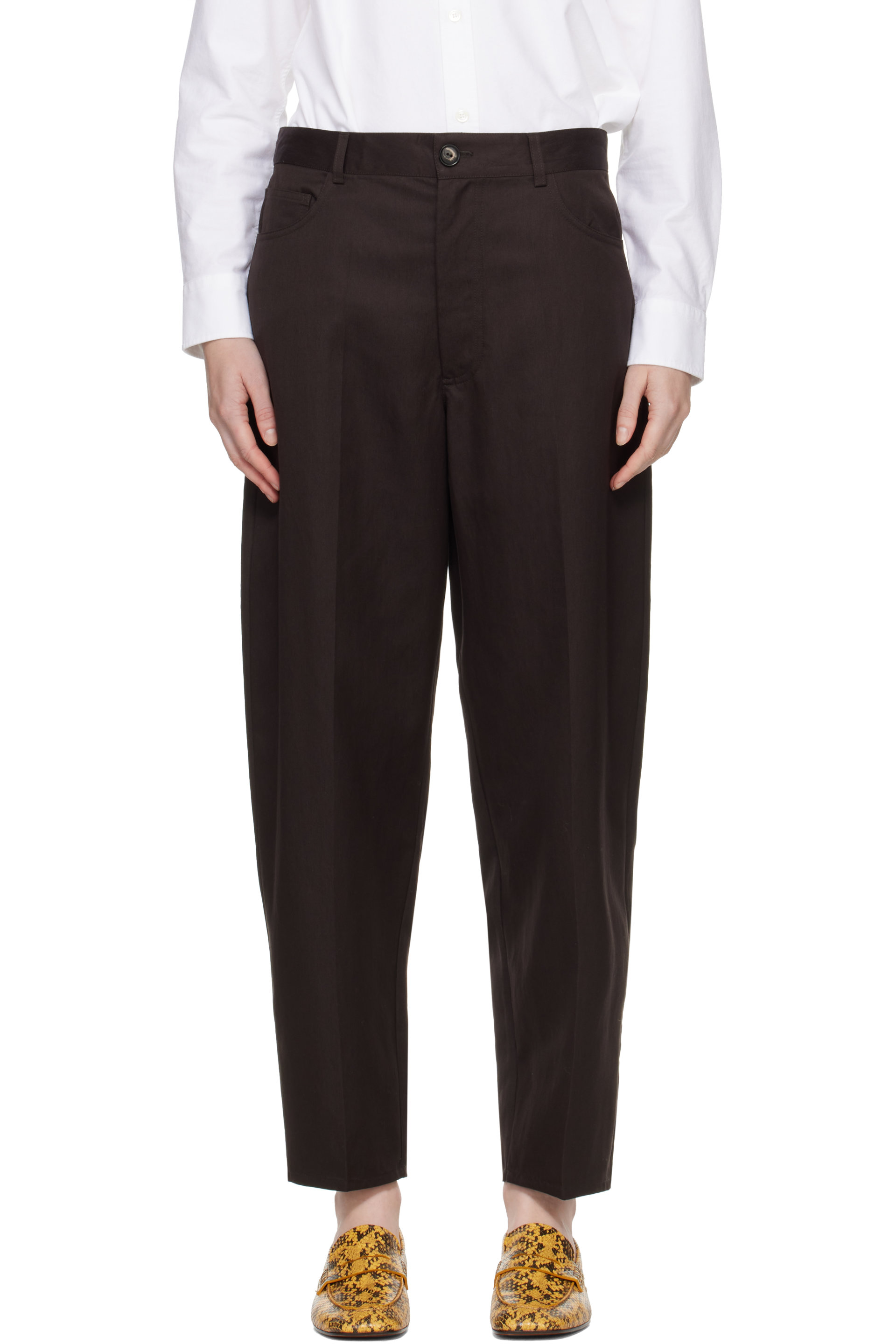 Cordera - Brown Carrot Trousers