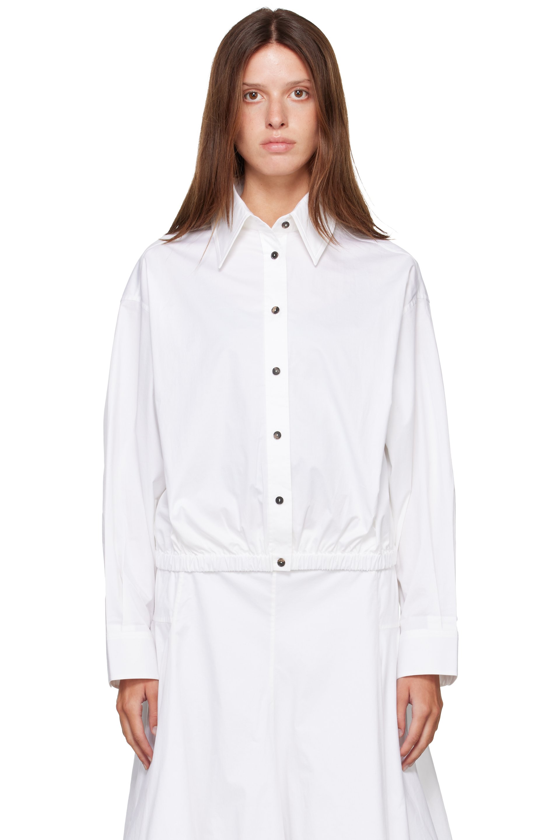 Cordera - White Bomber Shirt
