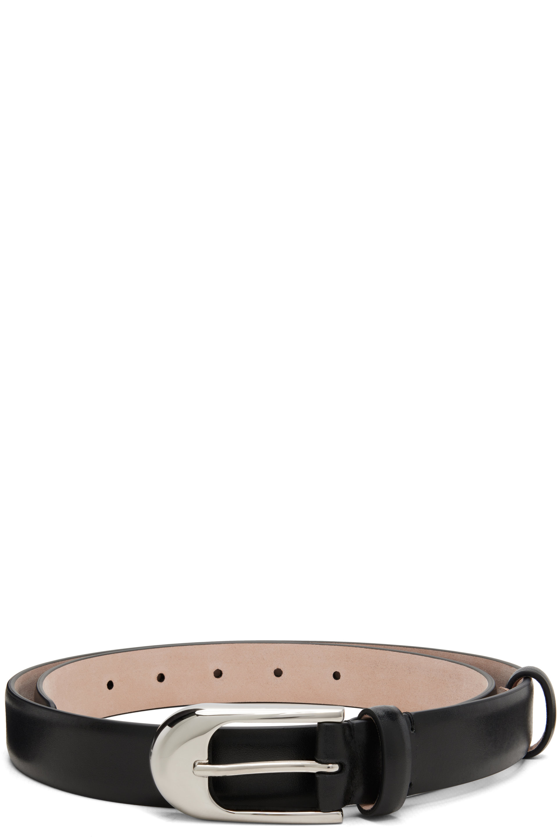 KHAITE - Black Dome Belt