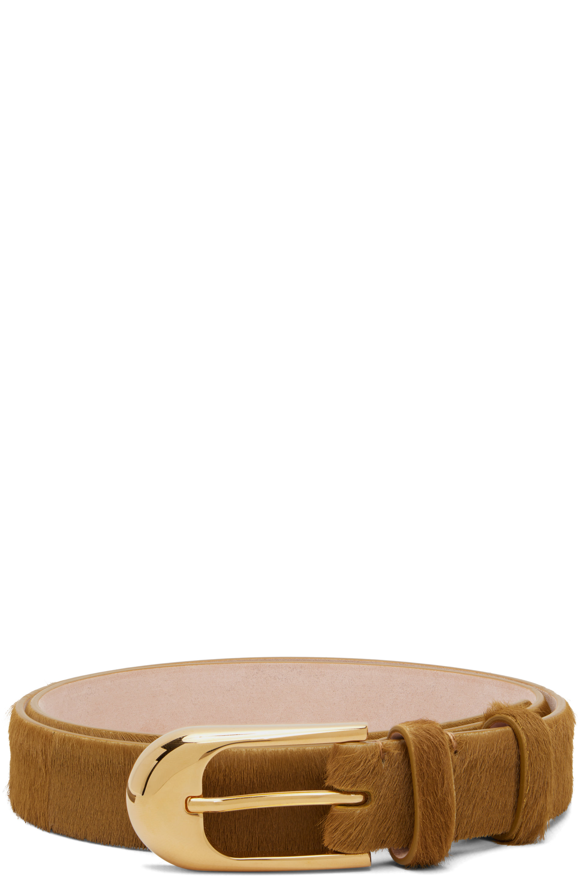 KHAITE - Tan Dome Belt