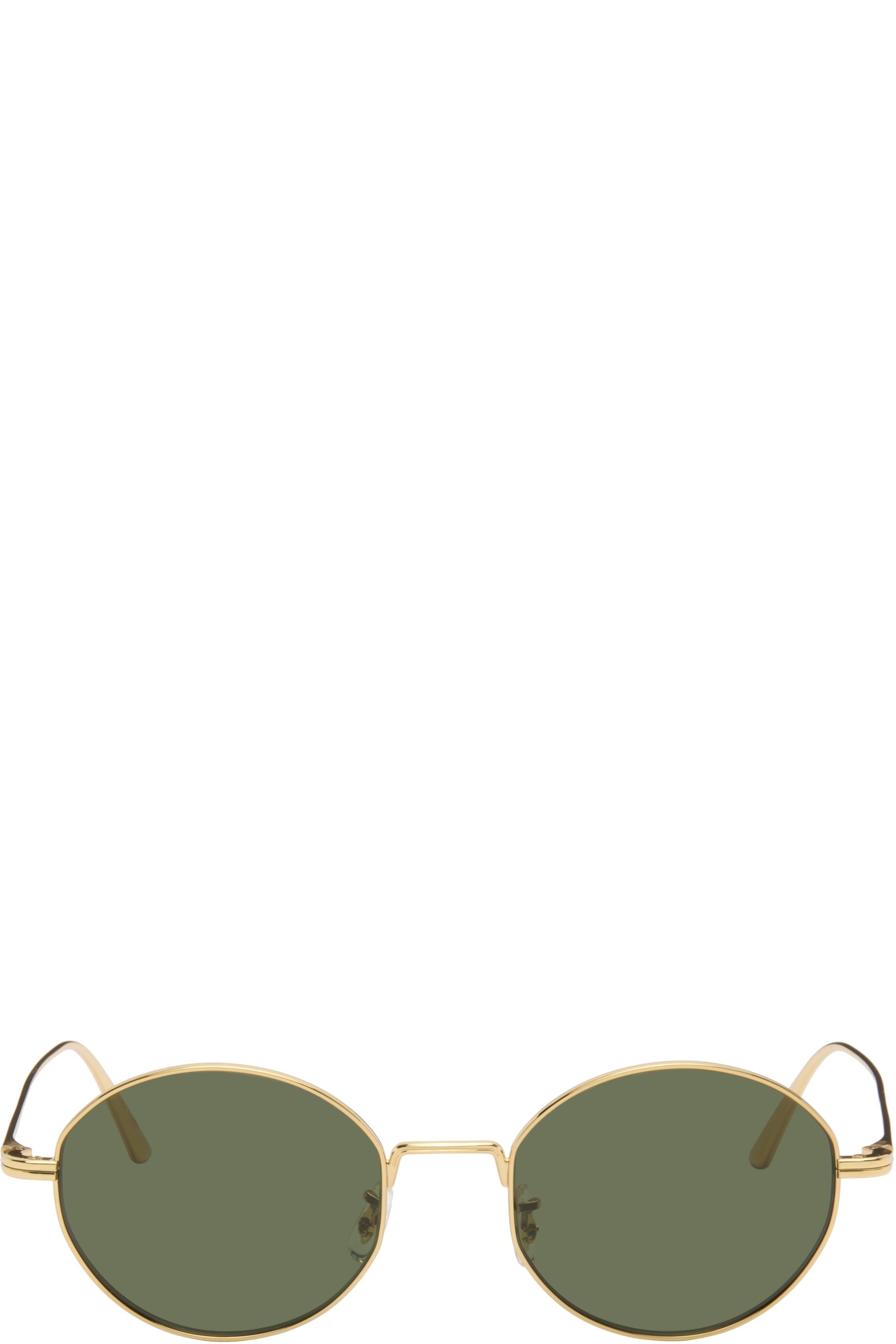 KHAITE - Lunettes de soleil 1998C dorées édition Oliver Peoples