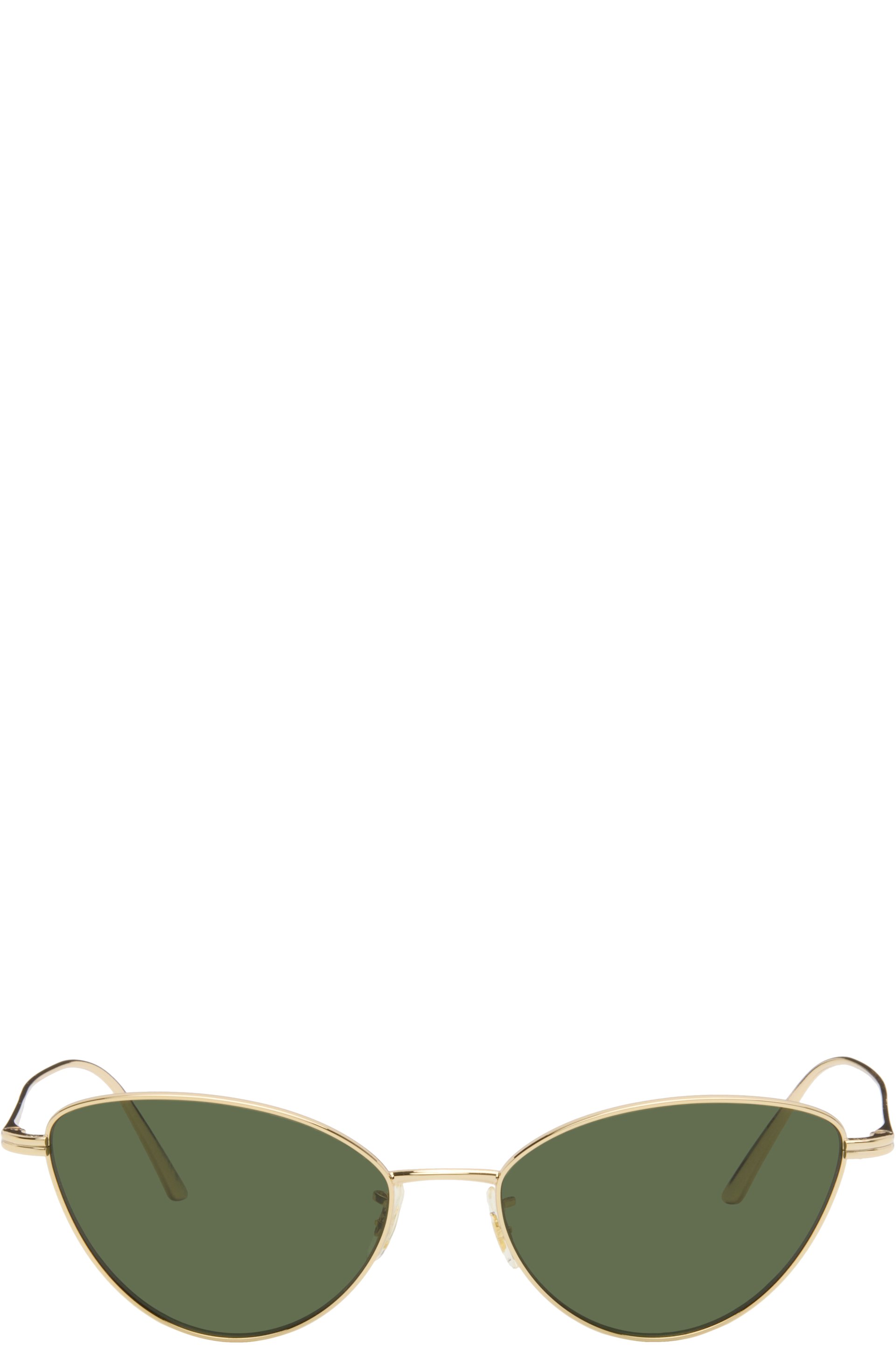KHAITE - Lunettes de soleil 1991C dorées édition Oliver Peoples
