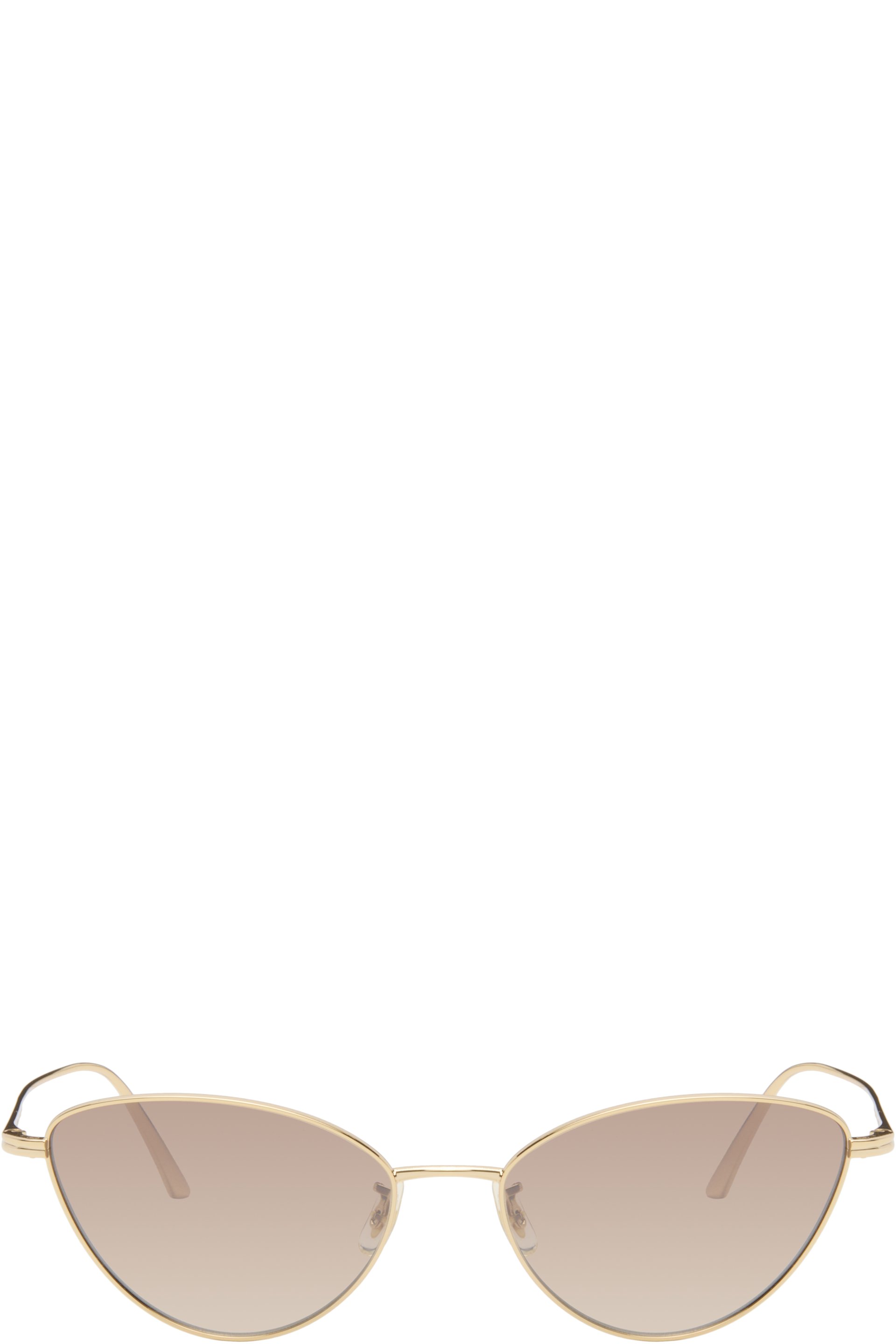 KHAITE - Lunettes de soleil 1998C dorées édition Oliver Peoples