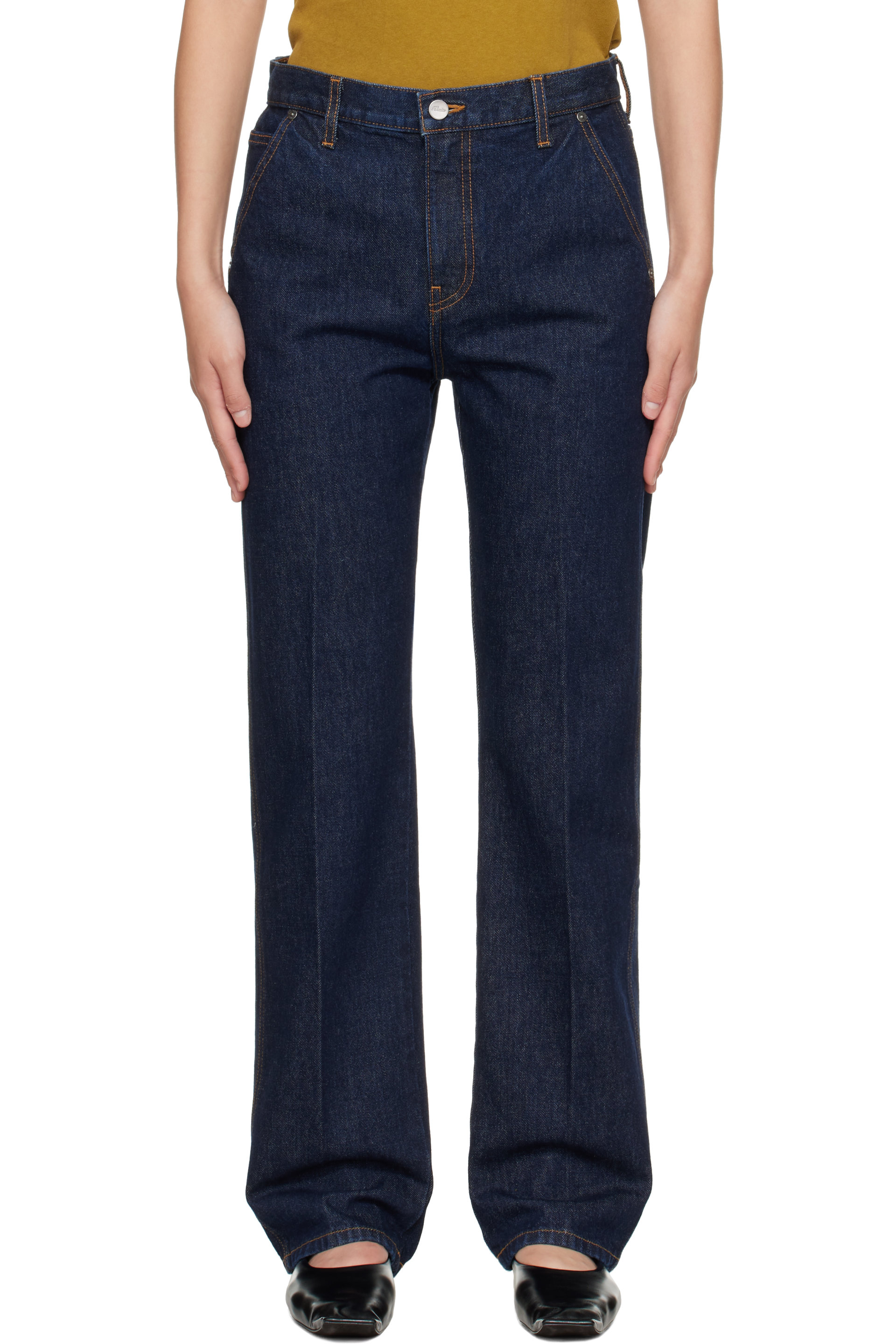 KHAITE - Navy Rossi Jeans