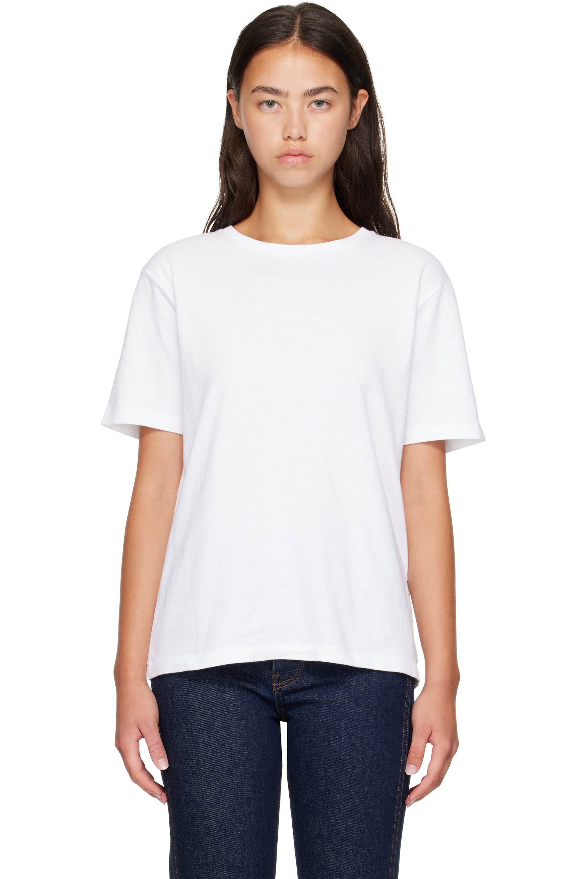 KHAITE - White Mae T-shirt