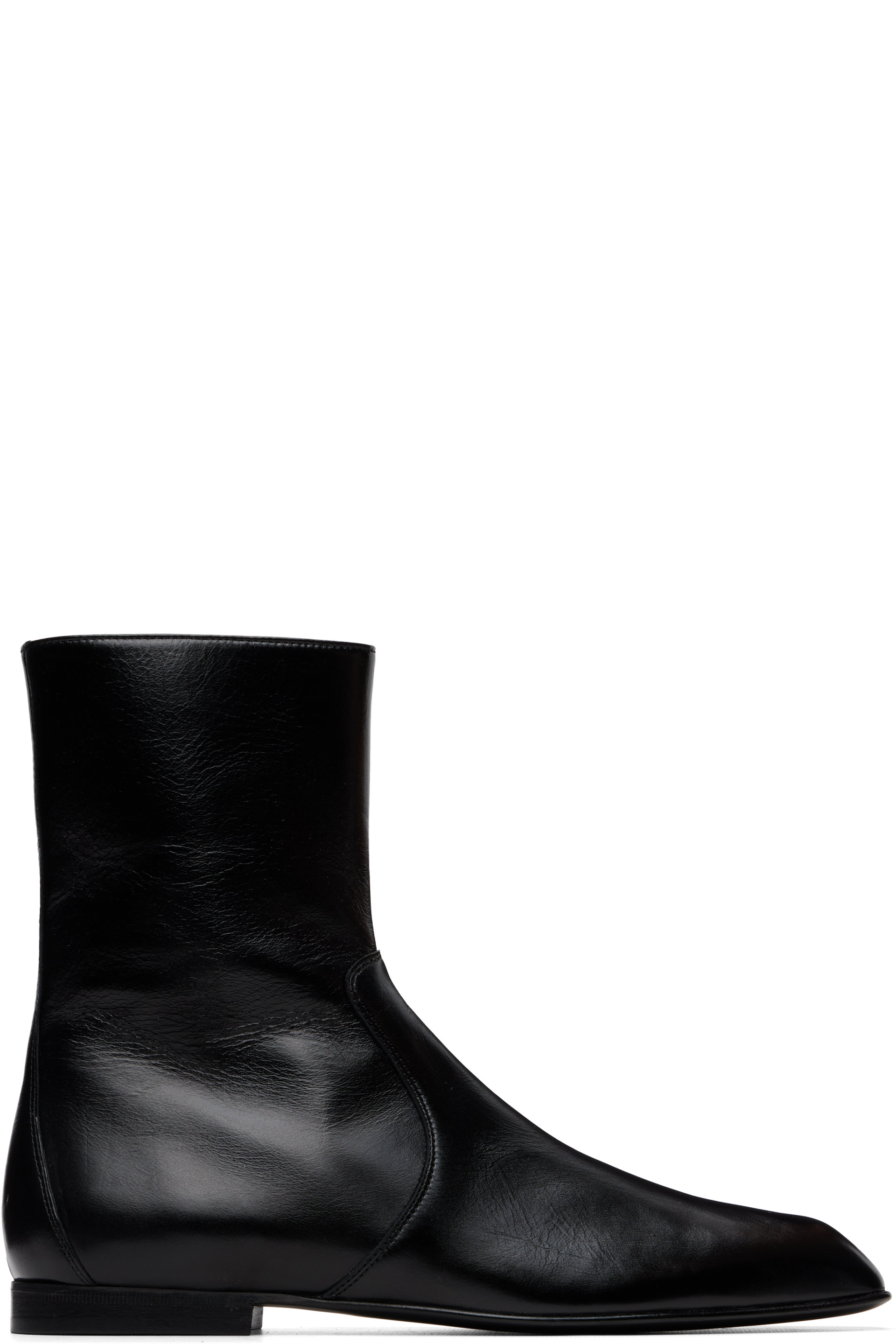 KHAITE - Black Colt Ankle Boots