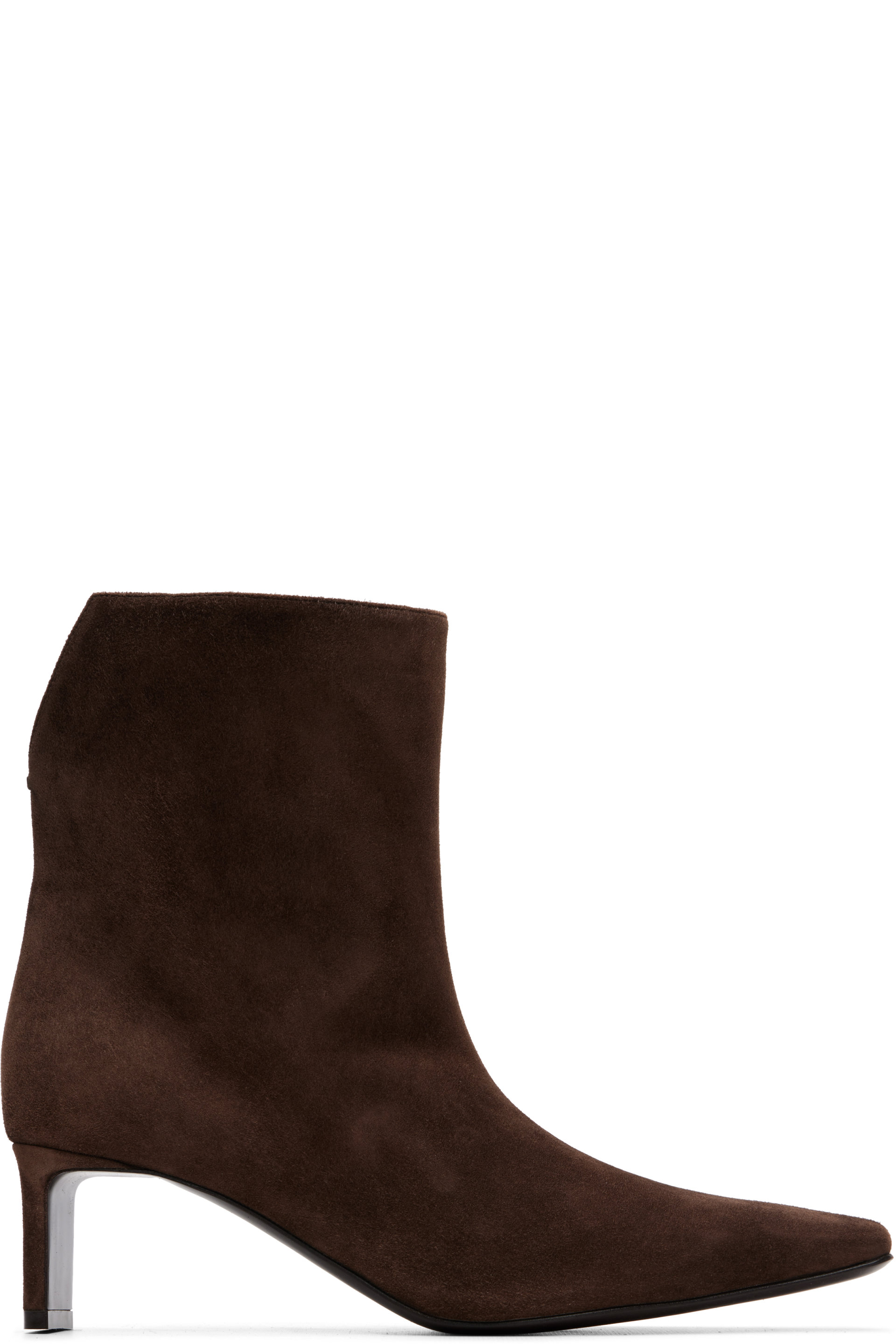 KHAITE - Brown Ona Ankle Boots