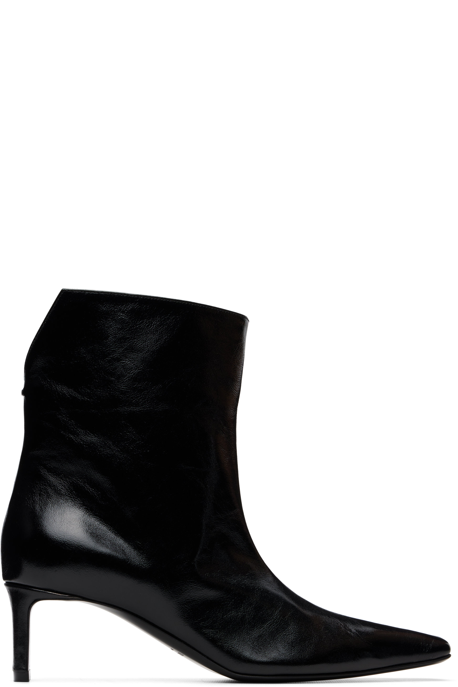 KHAITE - Black Ona Ankle Boots