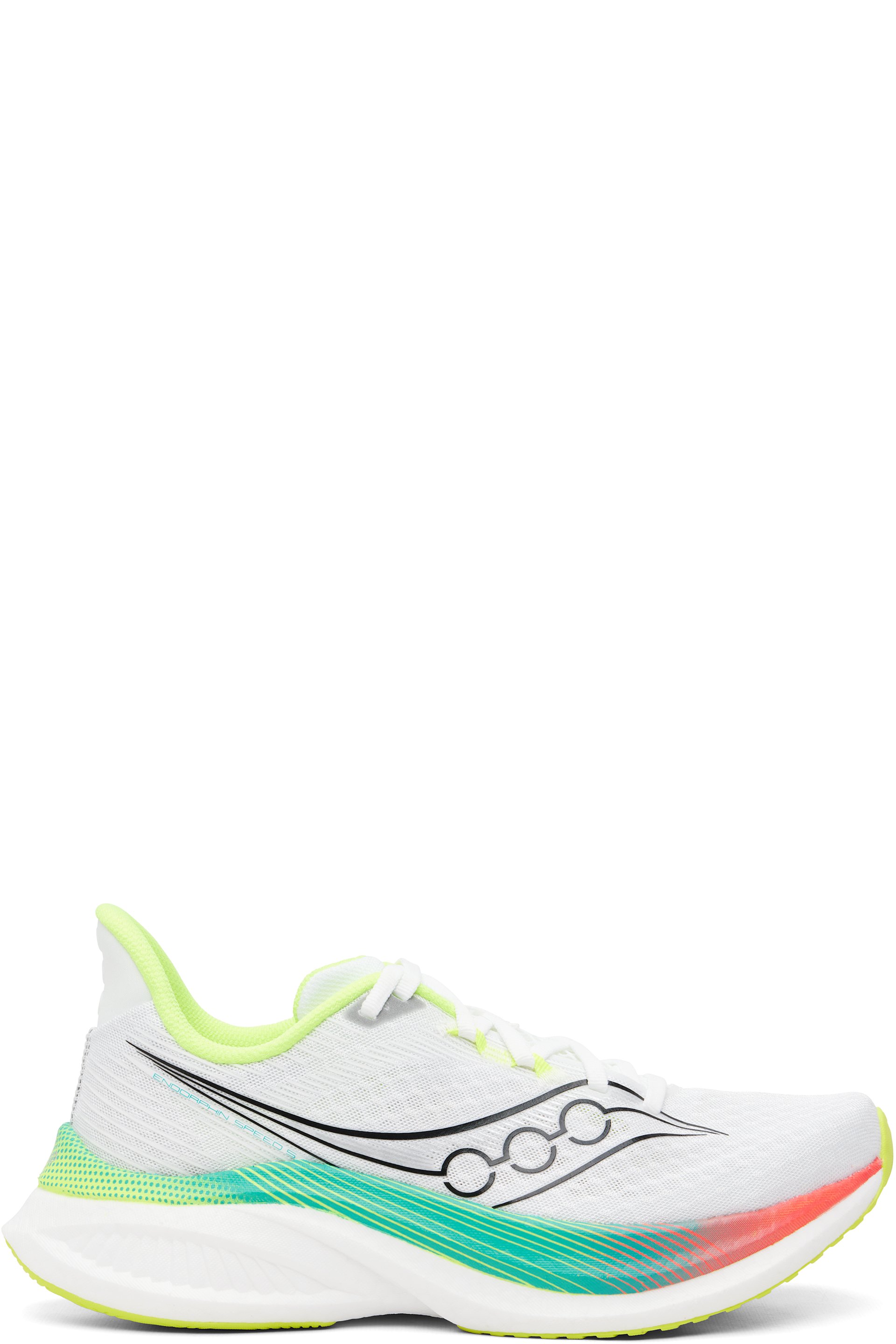 Saucony - White Endorphin Speed 5 Sneakers