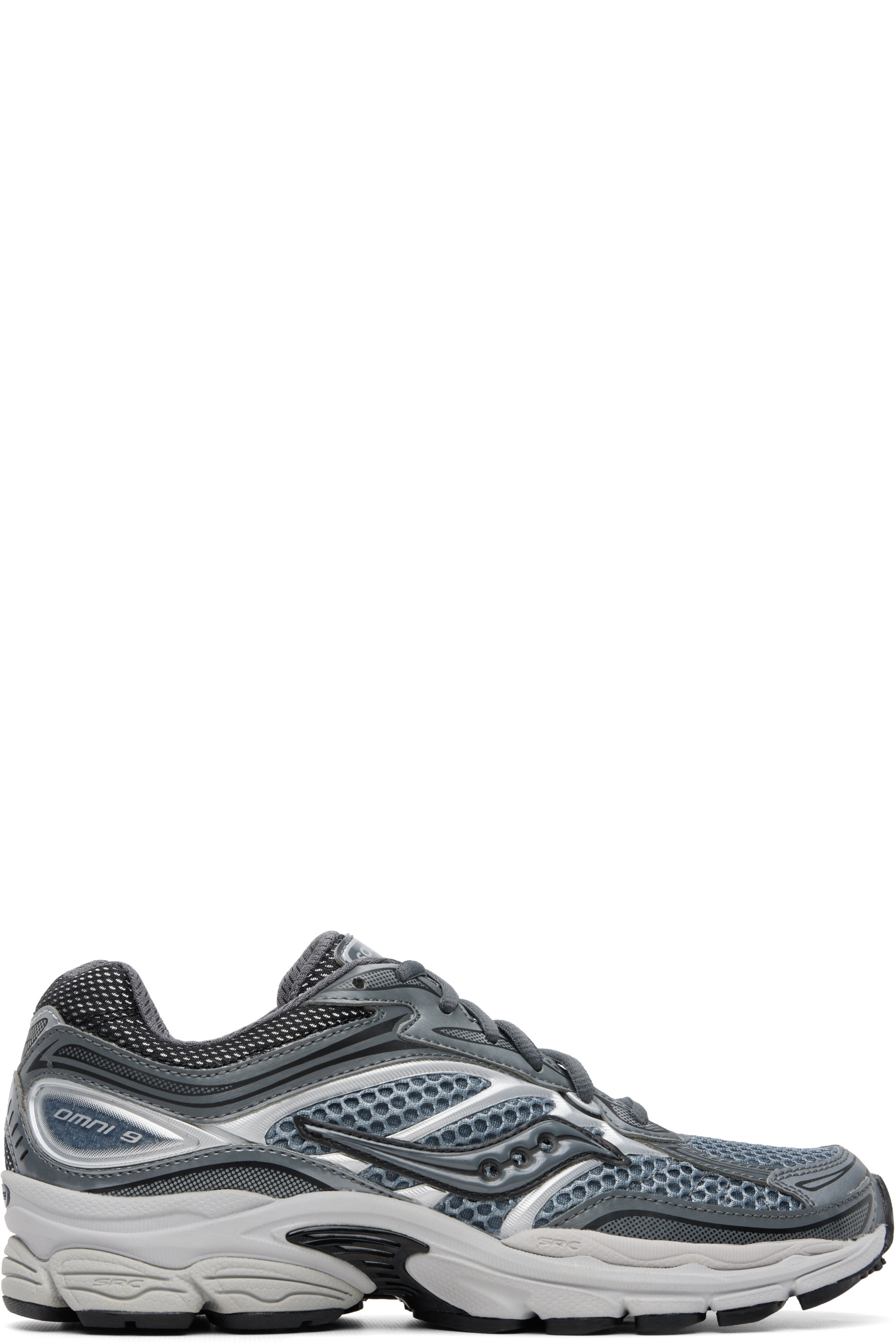 Saucony - Baskets Omni 9 grises à technologie ProGrid