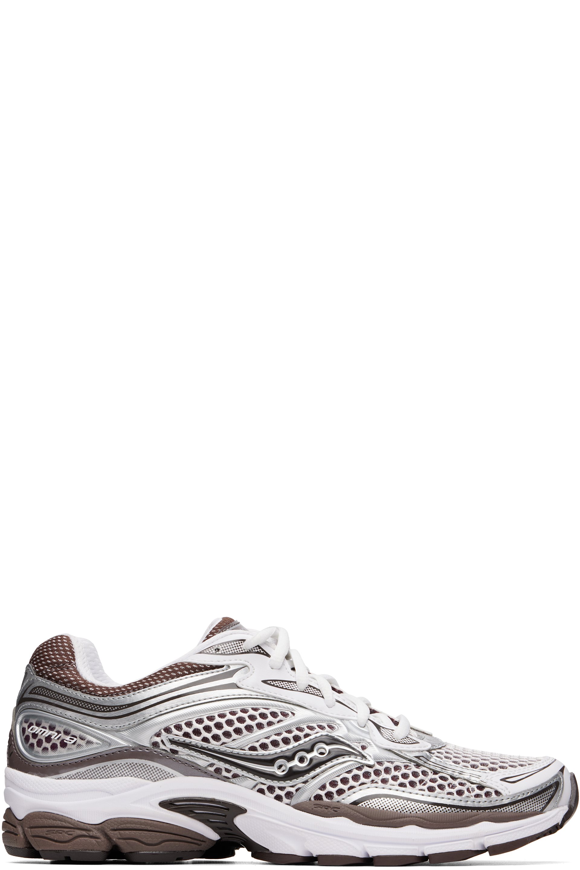 Saucony - White & Brown ProGrid Omni 9 Sneakers