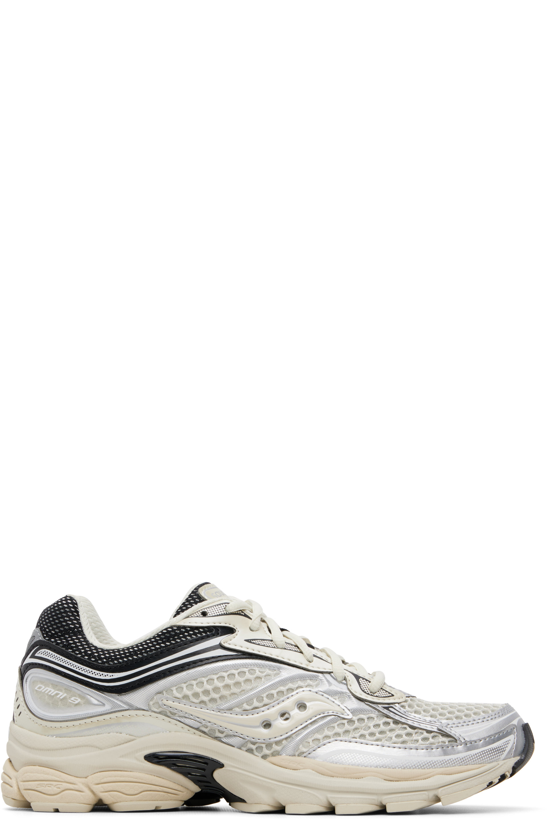 Saucony - Baskets Omni 9 blanc cassé à technologie ProGrid