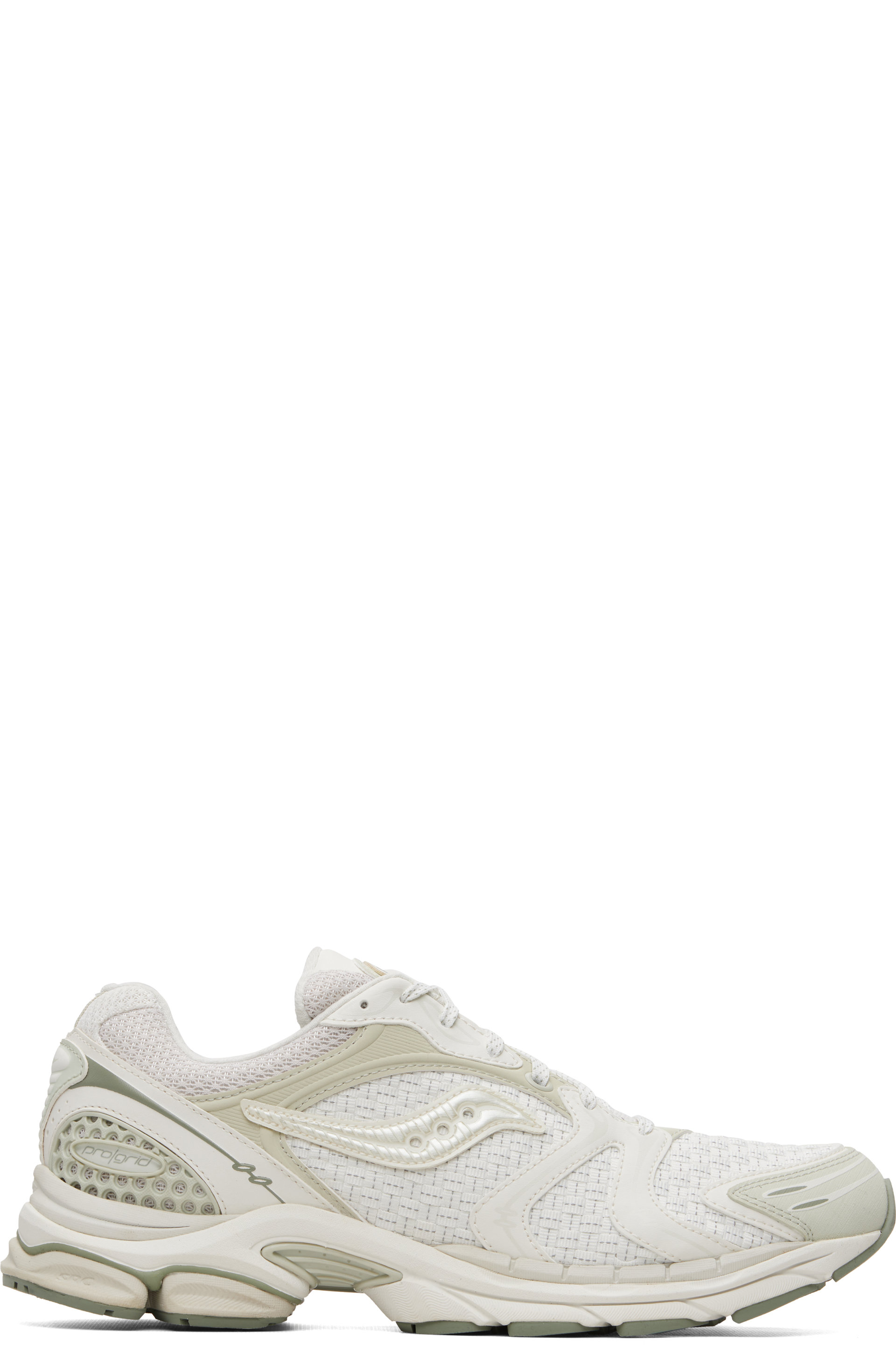 Saucony - White ProGrid Triumph 4 Fabricated Future Sneakers