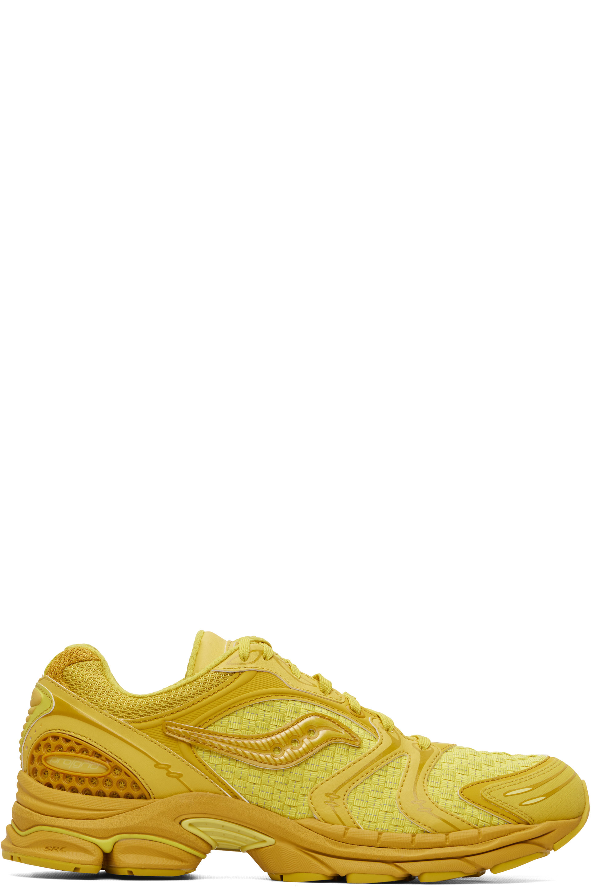 Saucony - Yellow ProGrid Triumph 4 Fabricated Future Sneakers