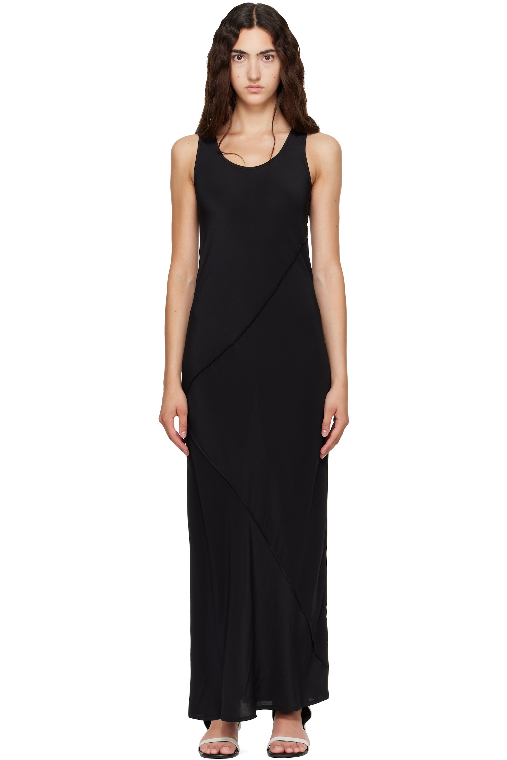 Baserange - Black Lava Maxi Dress