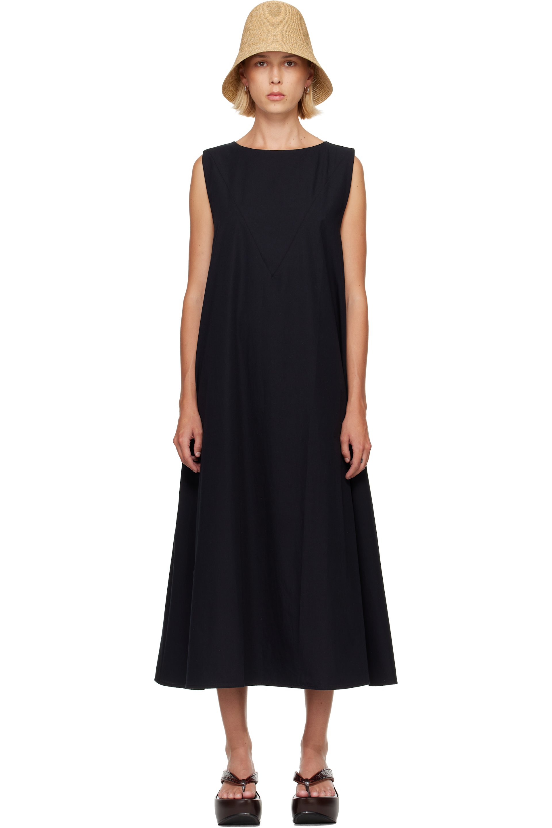 Baserange - Black Tres Maxi Dress