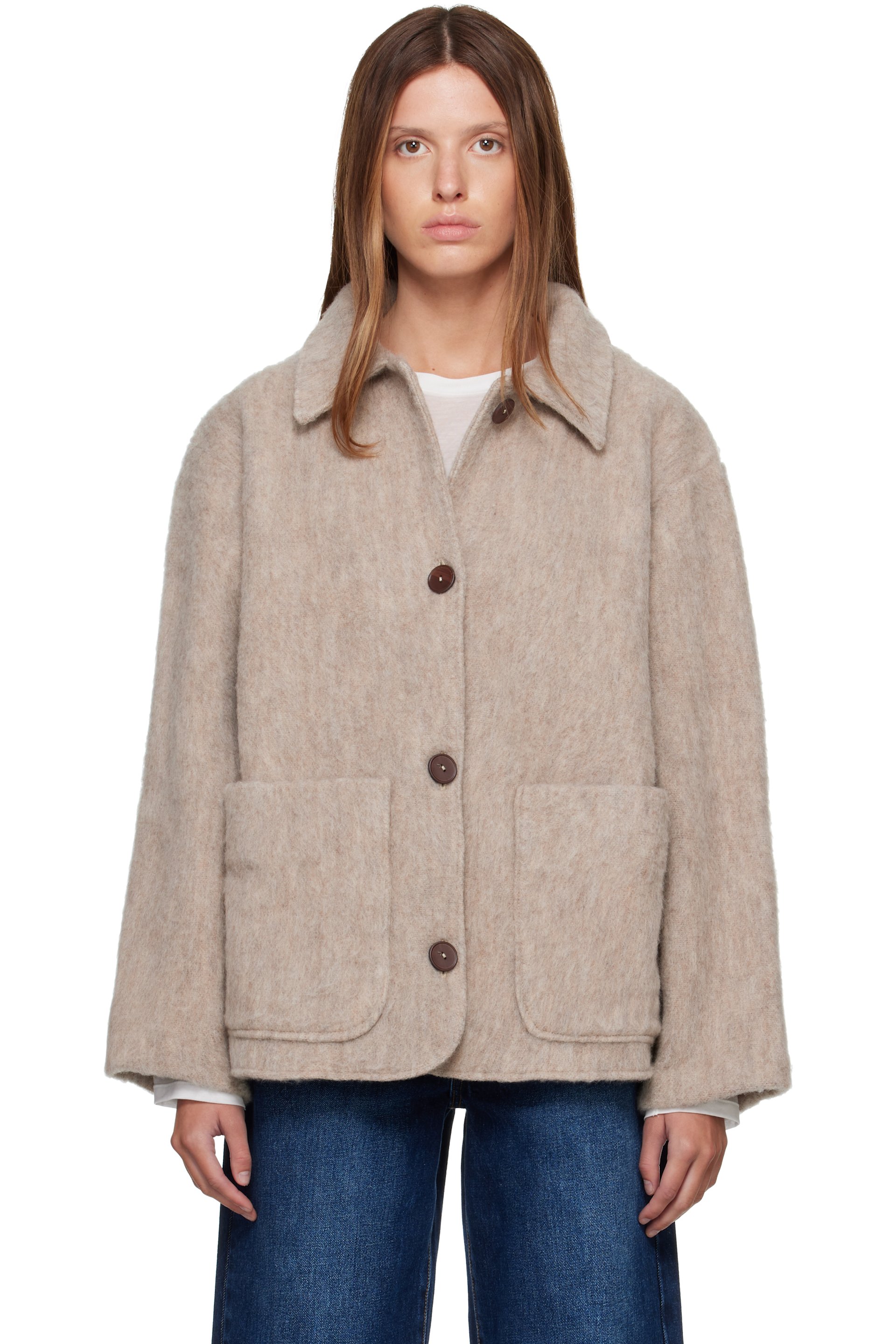 Baserange - Beige Umma Jacket