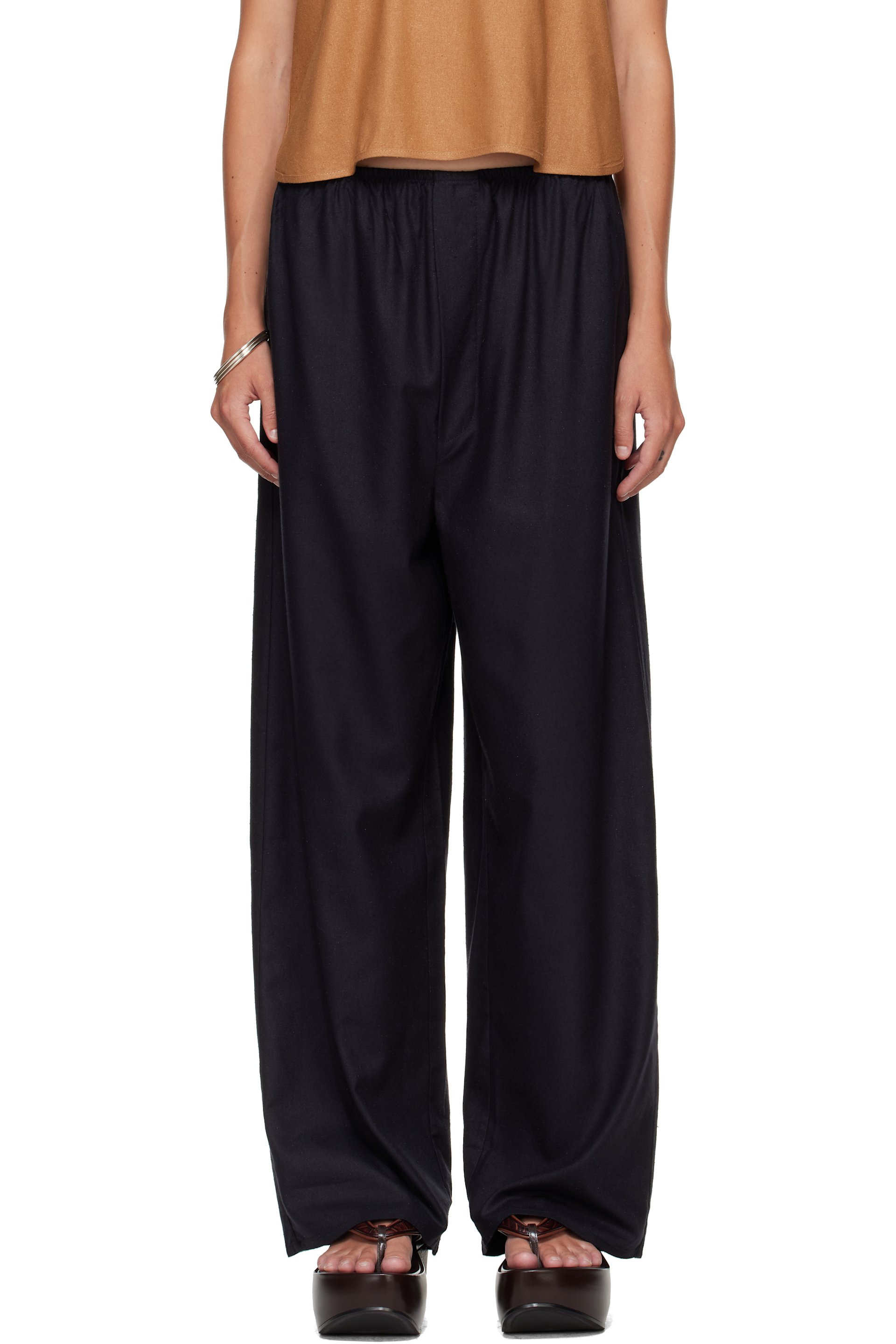Baserange - Black Stoa Lounge Pants