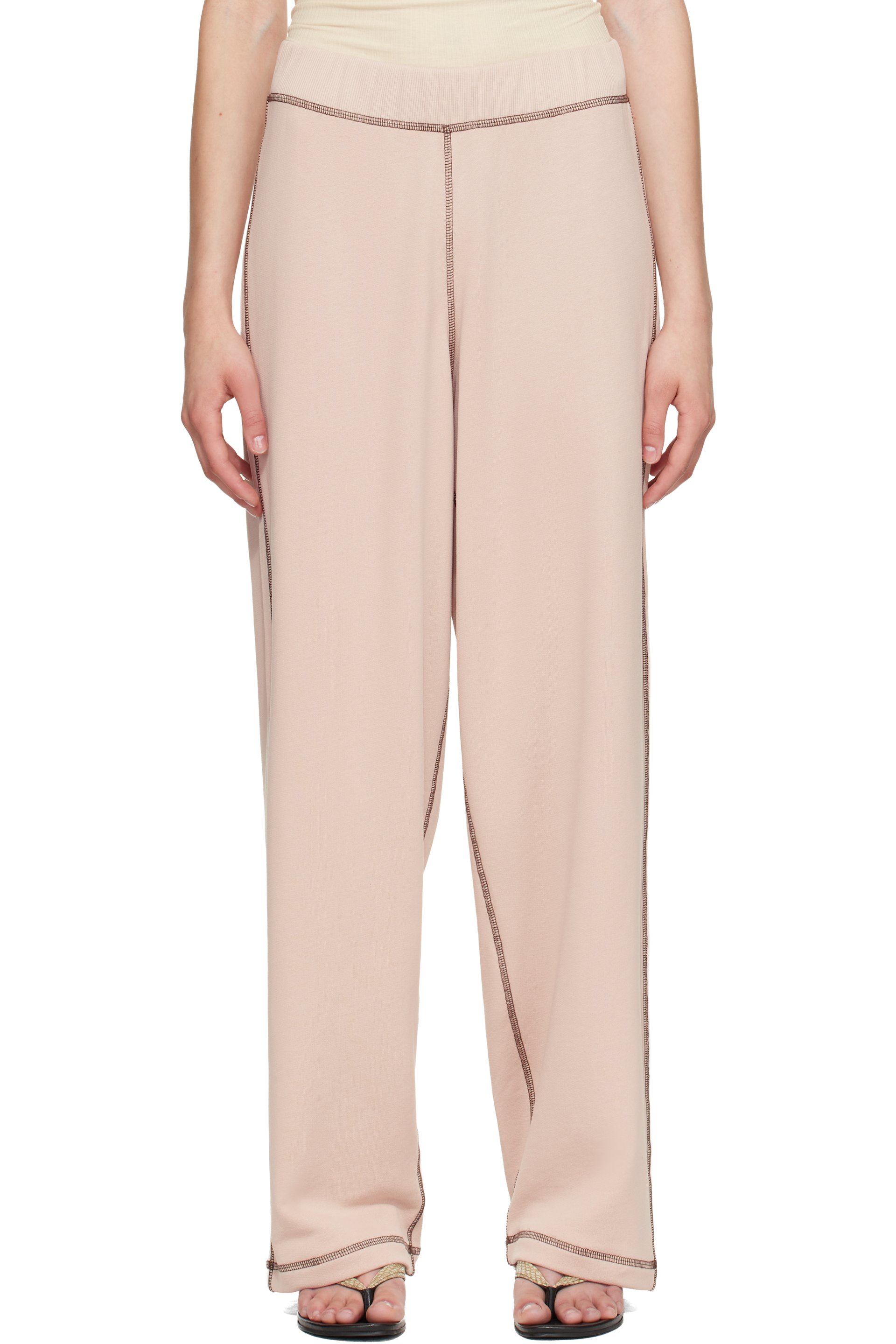 Baserange - Pink Fold Sweatpants