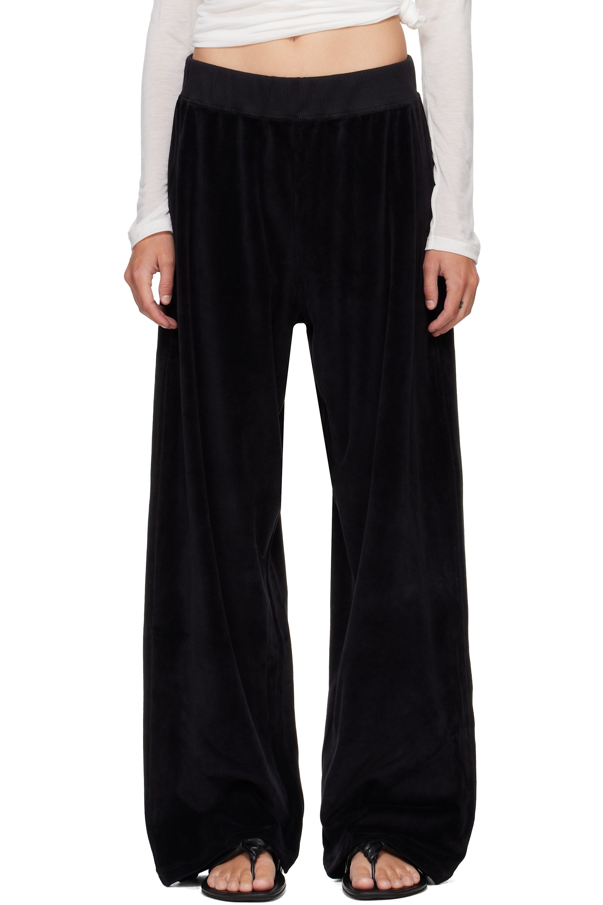 Baserange - SSENSE Exclusive Black Tre Lounge Pants